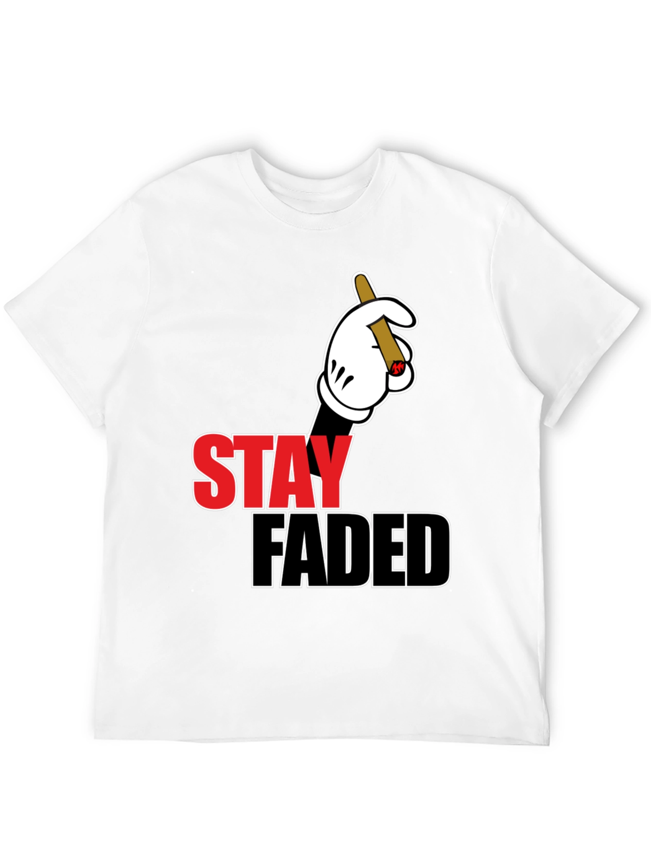 Stay Faded Graphic Tee - Black