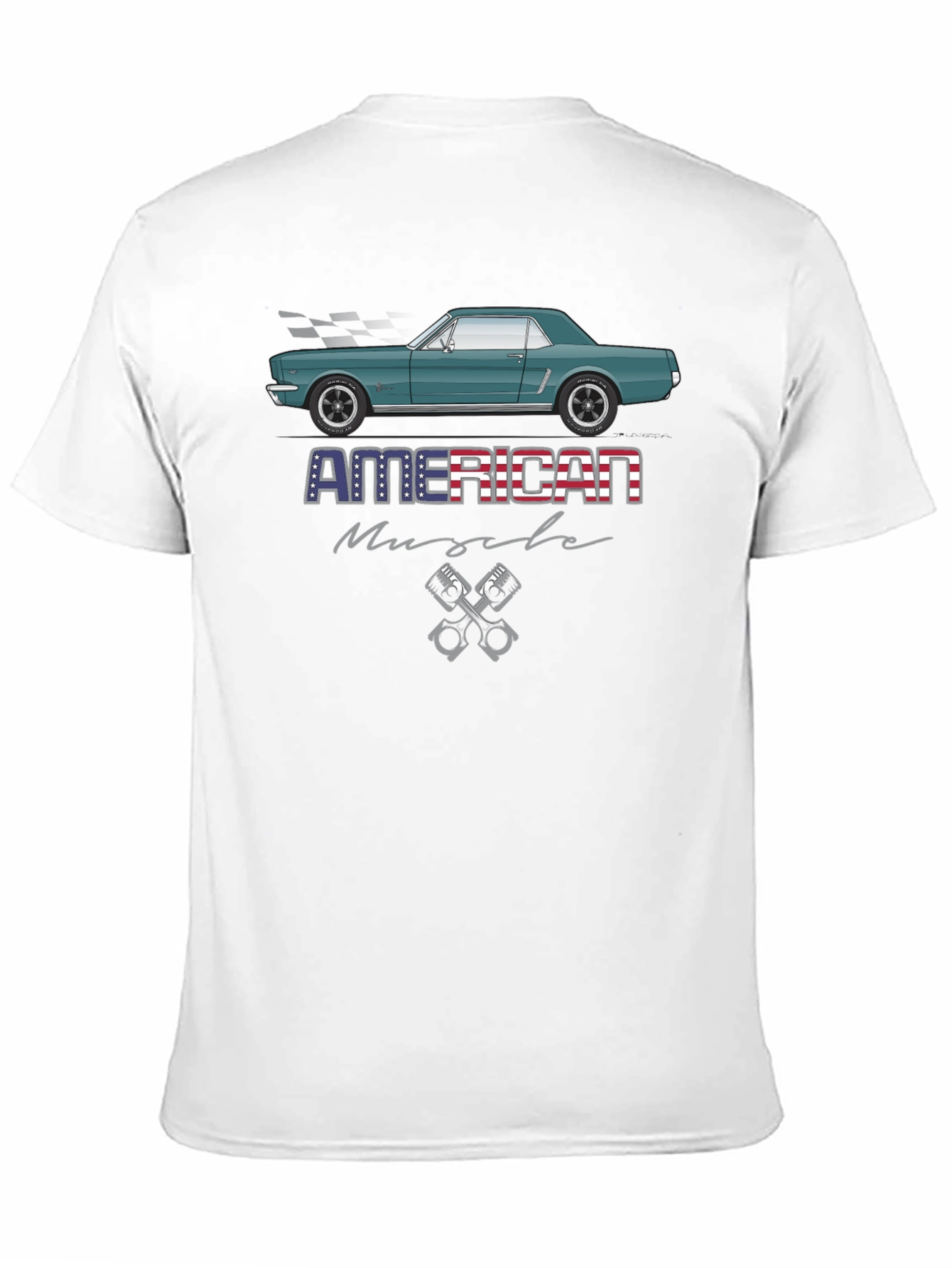American Muscle Car Graphic Tee