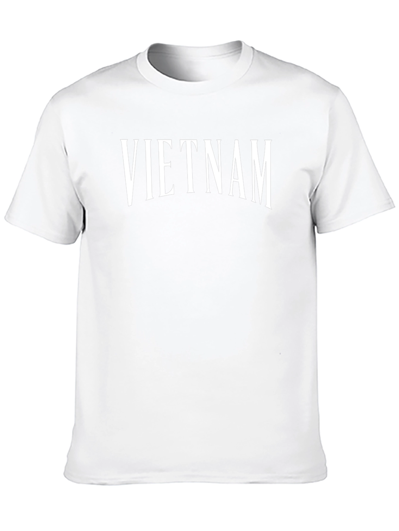 Vietnam Graphic T-Shirt - Black Crew Neck Tee