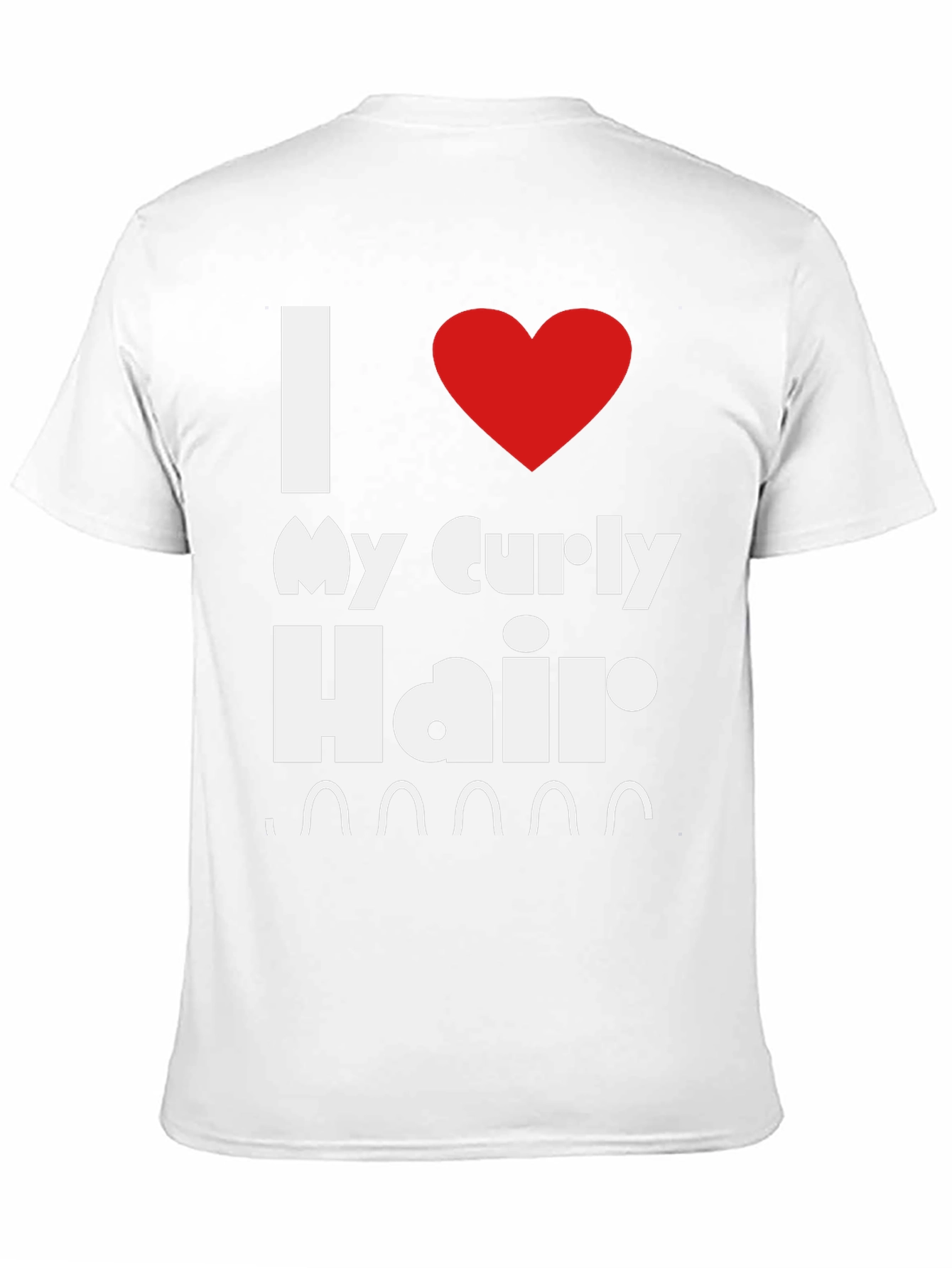 I Love My Curly Hair T-Shirt