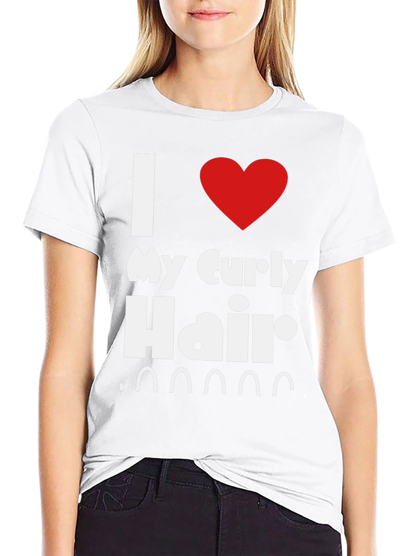 I Love My Curly Hair T-Shirt