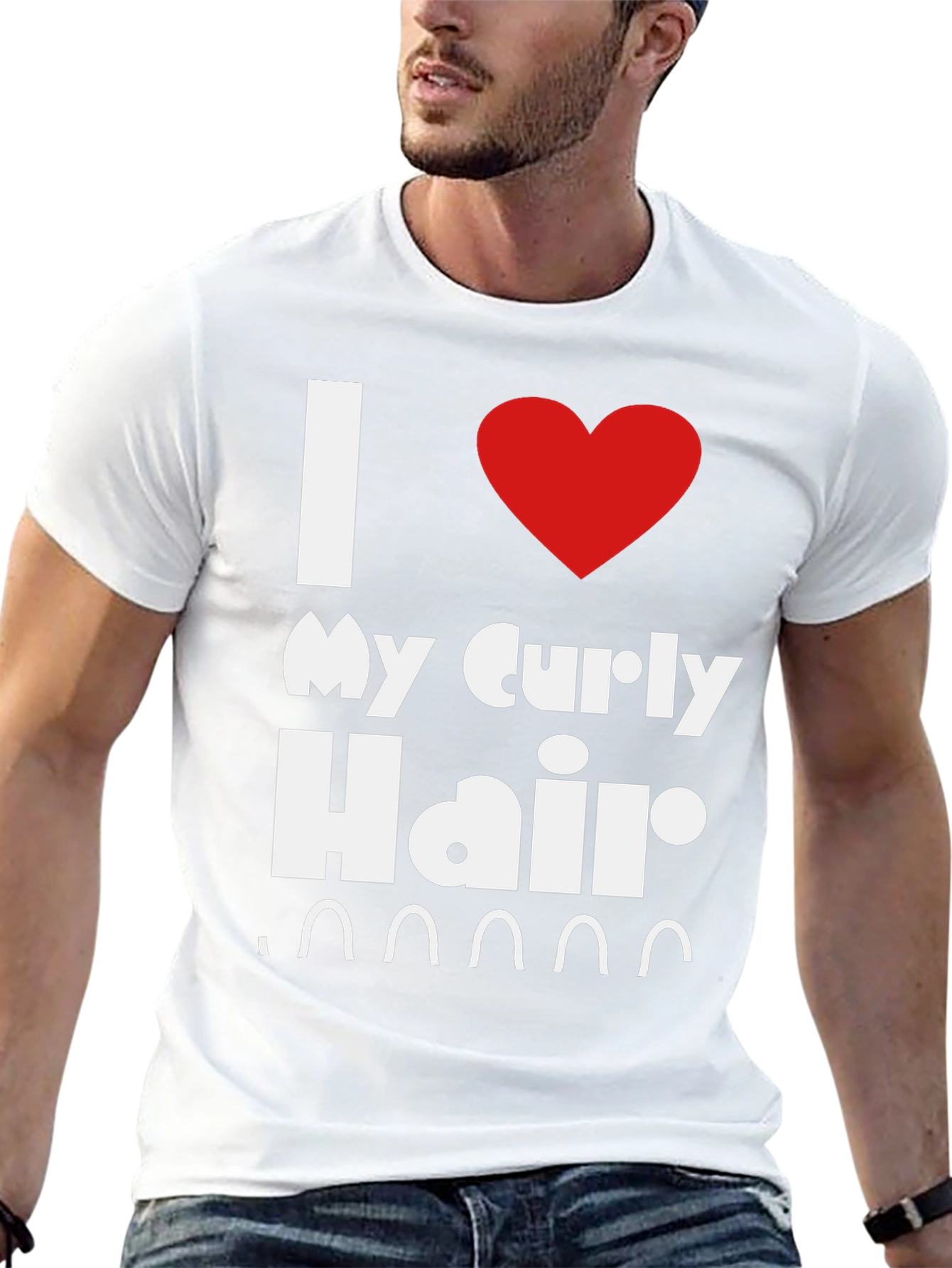 I Love My Curly Hair T-Shirt