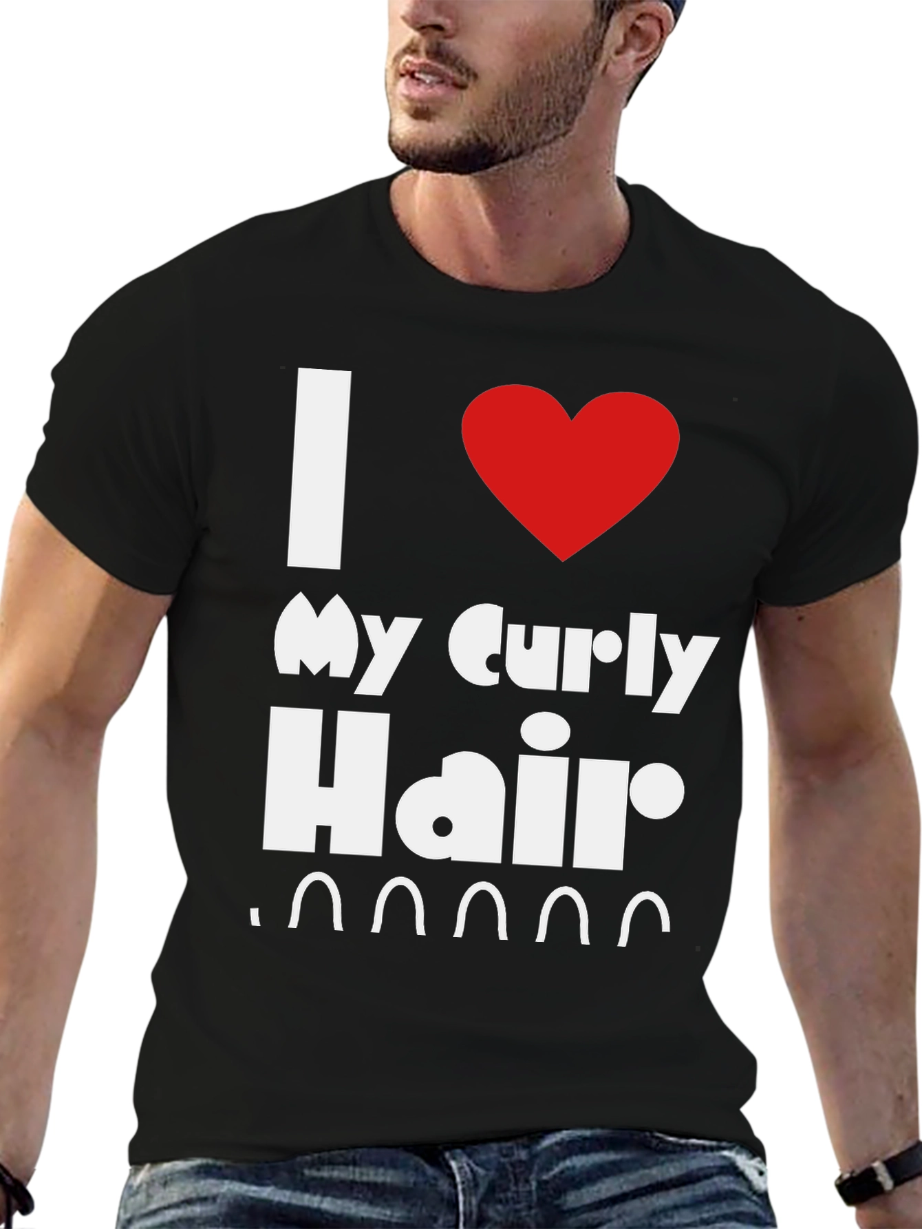 I Love My Curly Hair T-Shirt