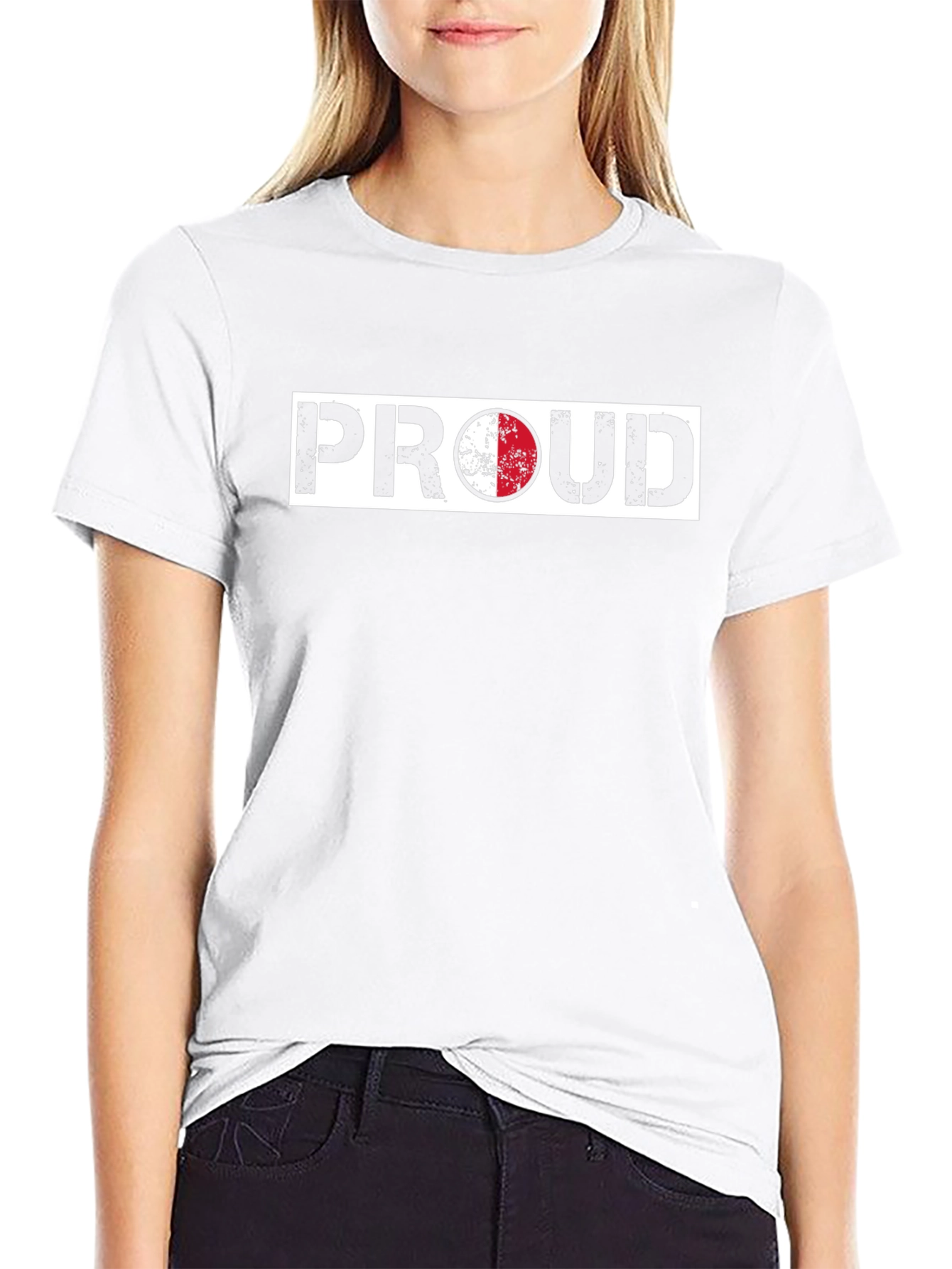 Proud Malta Flag T-Shirt - Distressed Design