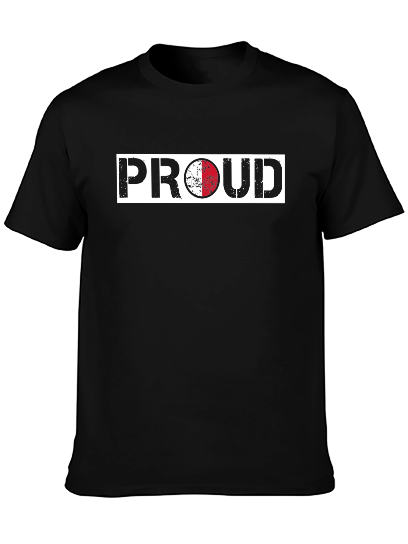 Proud Malta Flag T-Shirt - Distressed Design