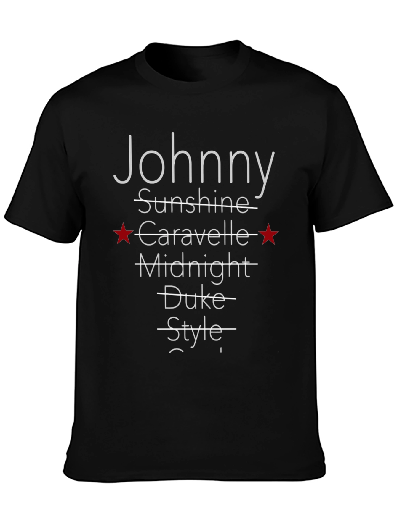 Johnny Carvelle T-Shirt - Mens Graphic Tee
