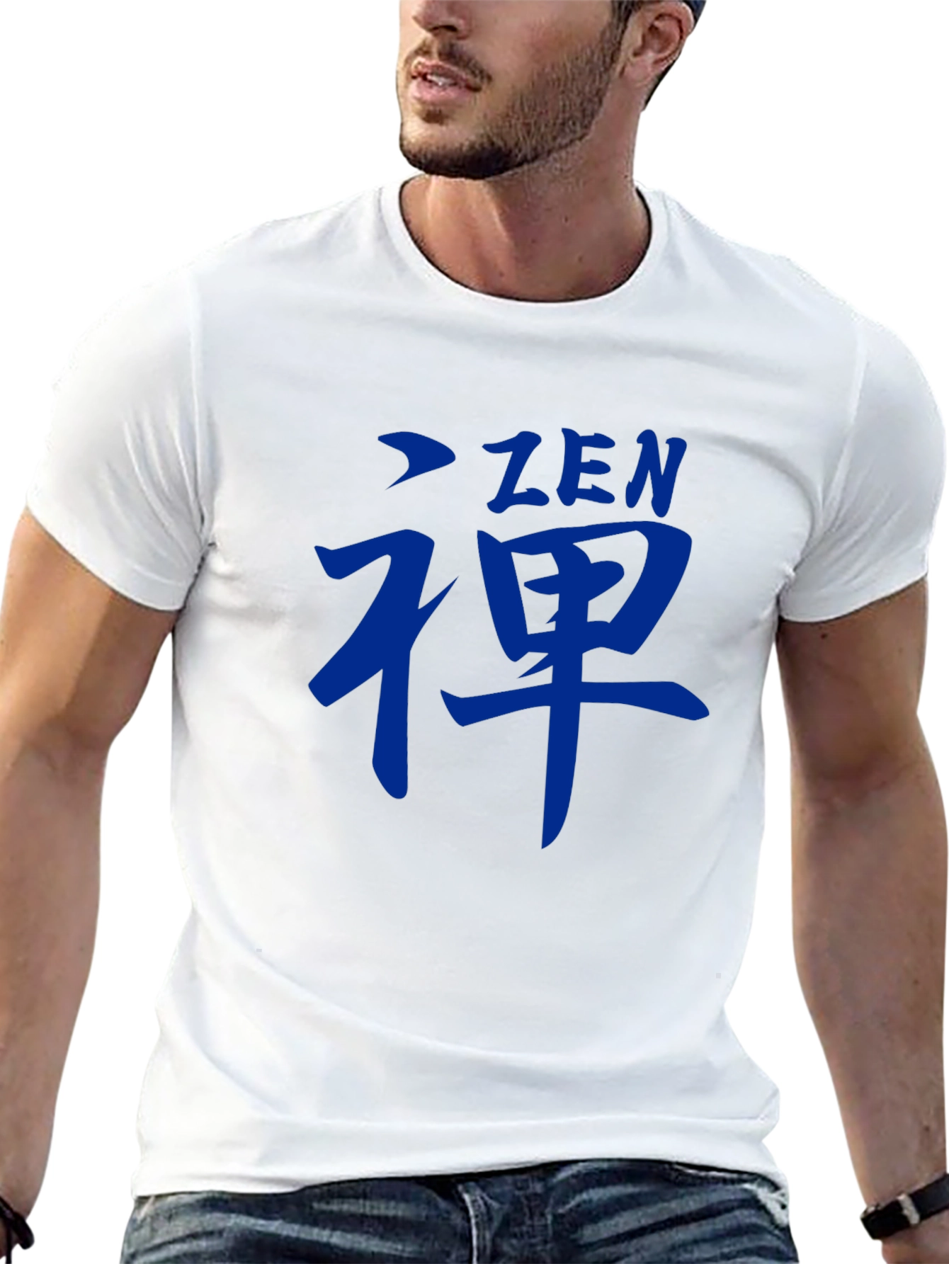 Zen Symbol Graphic Tee - Casual Style