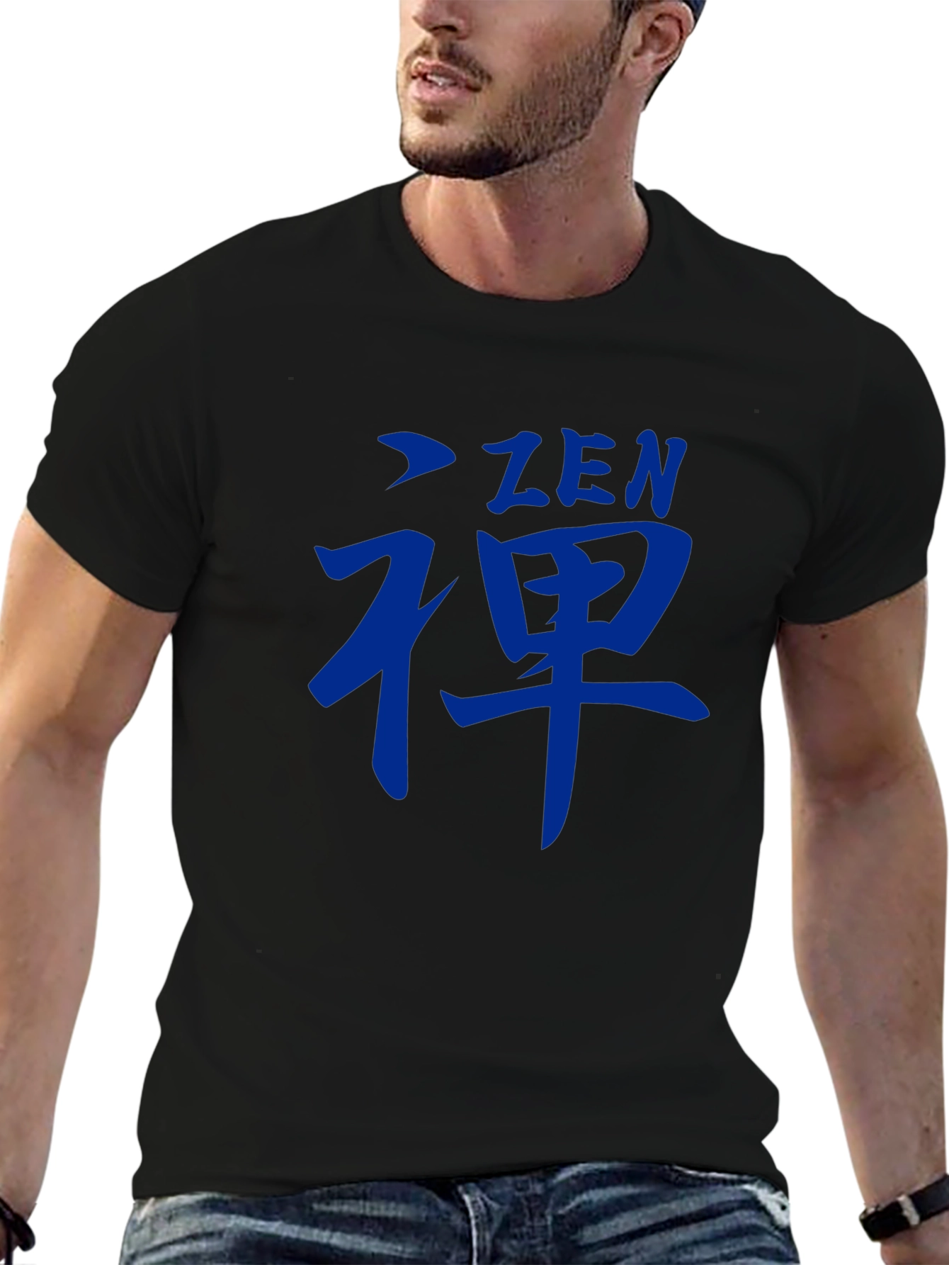 Zen Symbol Graphic Tee - Casual Style
