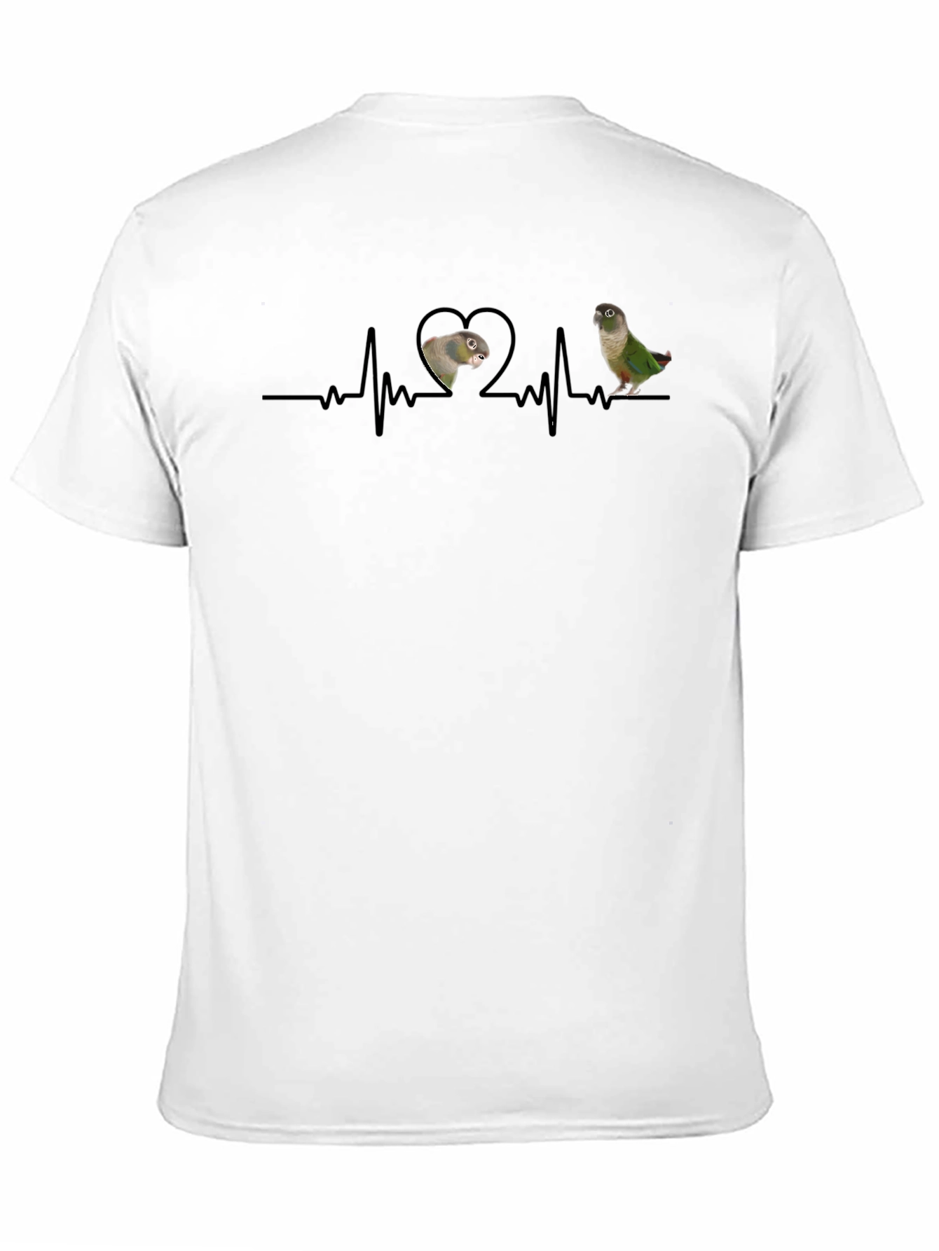 Green Cheek Conure Heartbeat T-Shirt