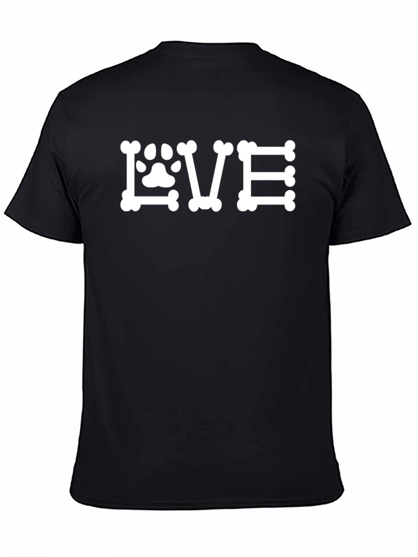 Dog Lover T-Shirt Bone Print
