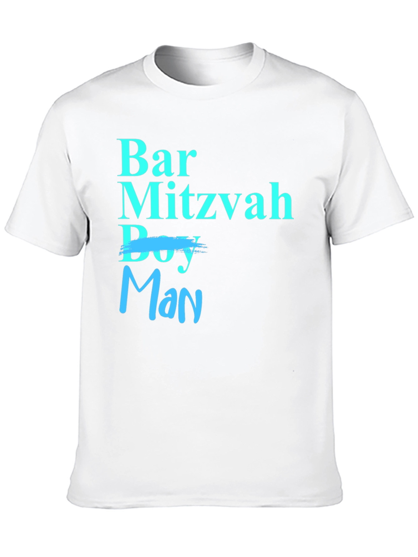 Bar Mitzvah Man T-Shirt - Celebrate Becoming a Man