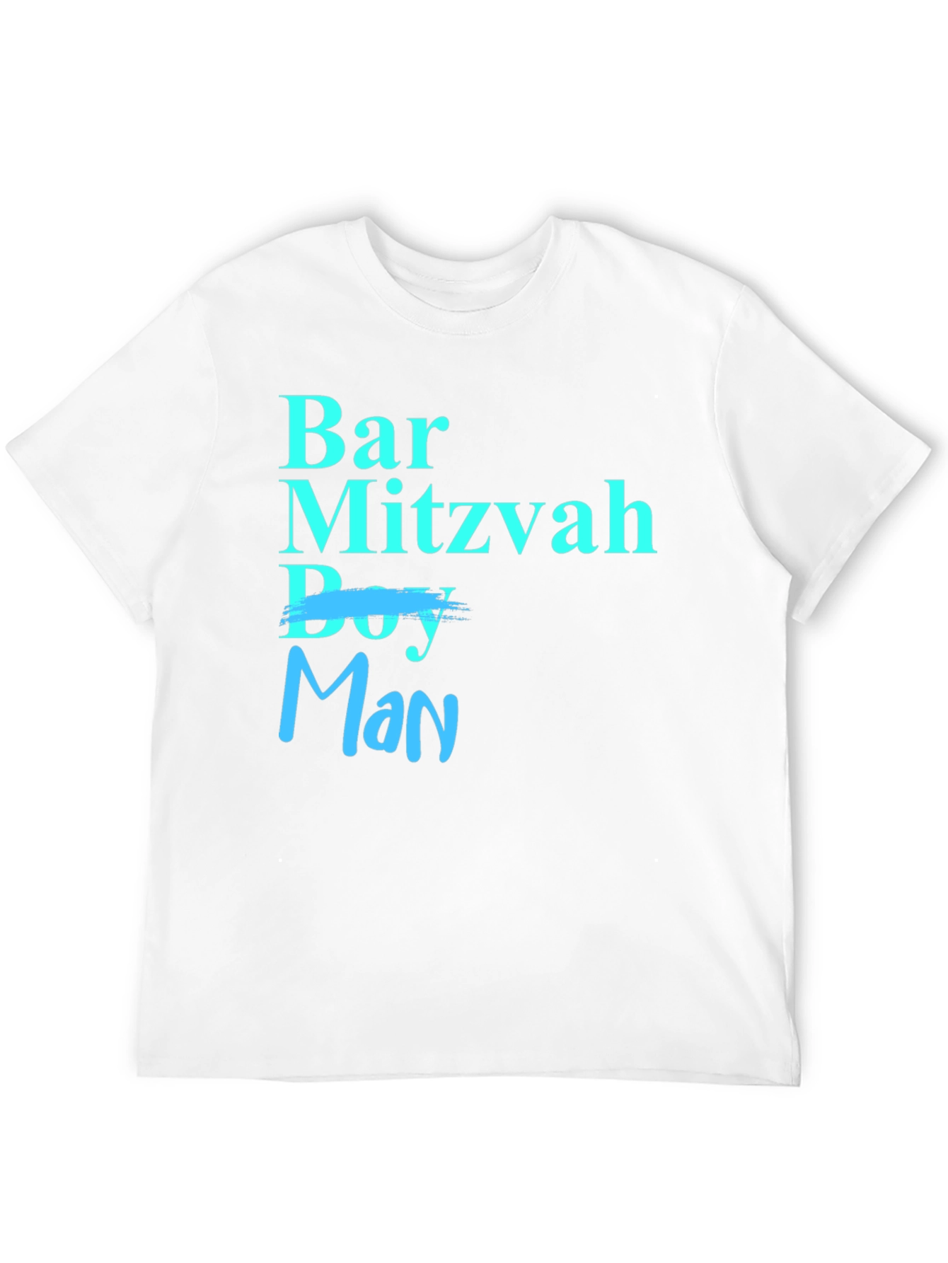 Bar Mitzvah Man T-Shirt - Celebrate Becoming a Man