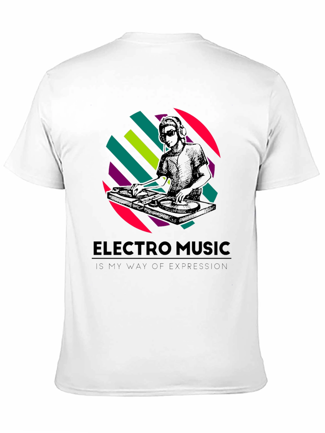 Electro Music DJ Graphic T-Shirt - Stylish Comfort