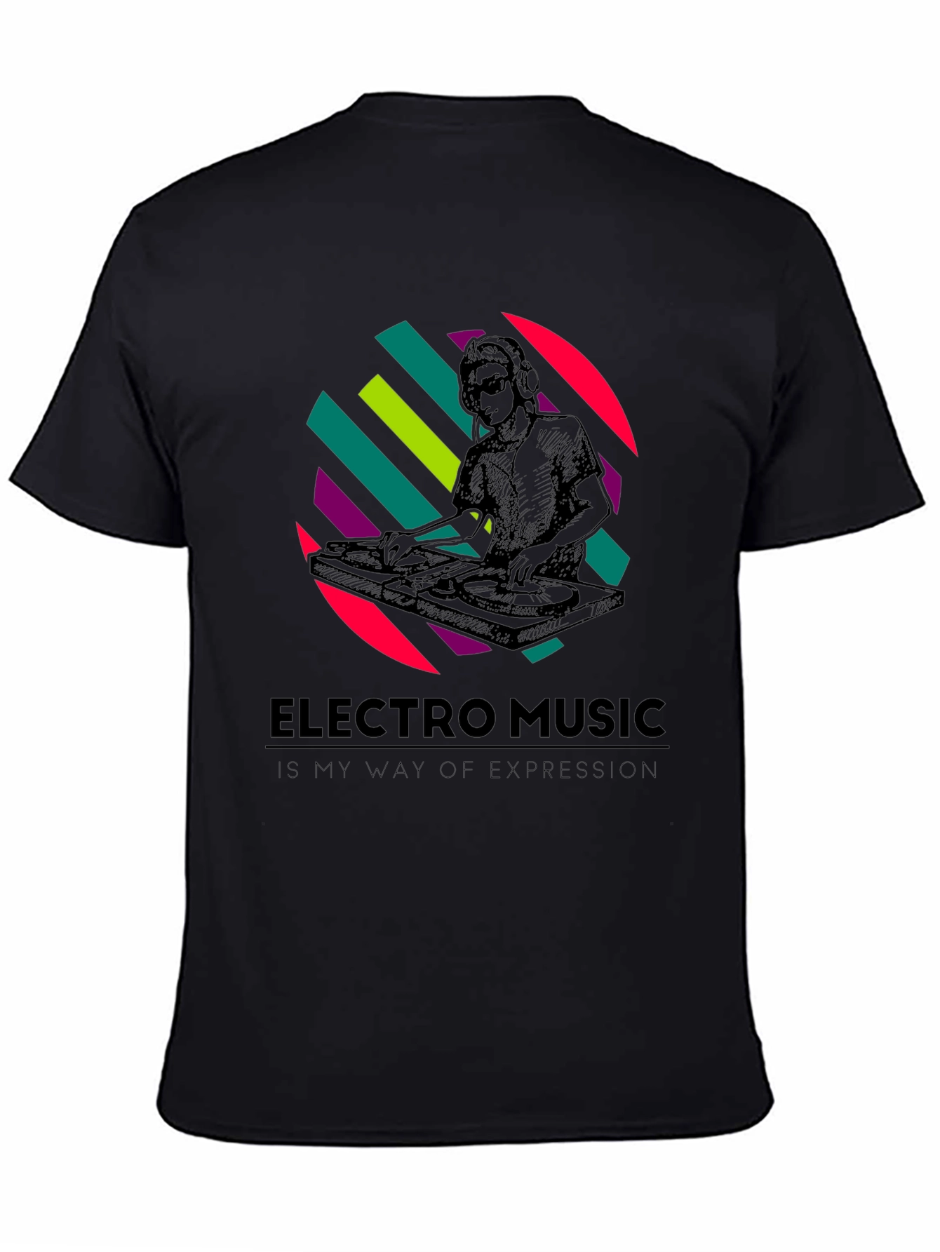 Electro Music DJ Graphic T-Shirt - Stylish Comfort