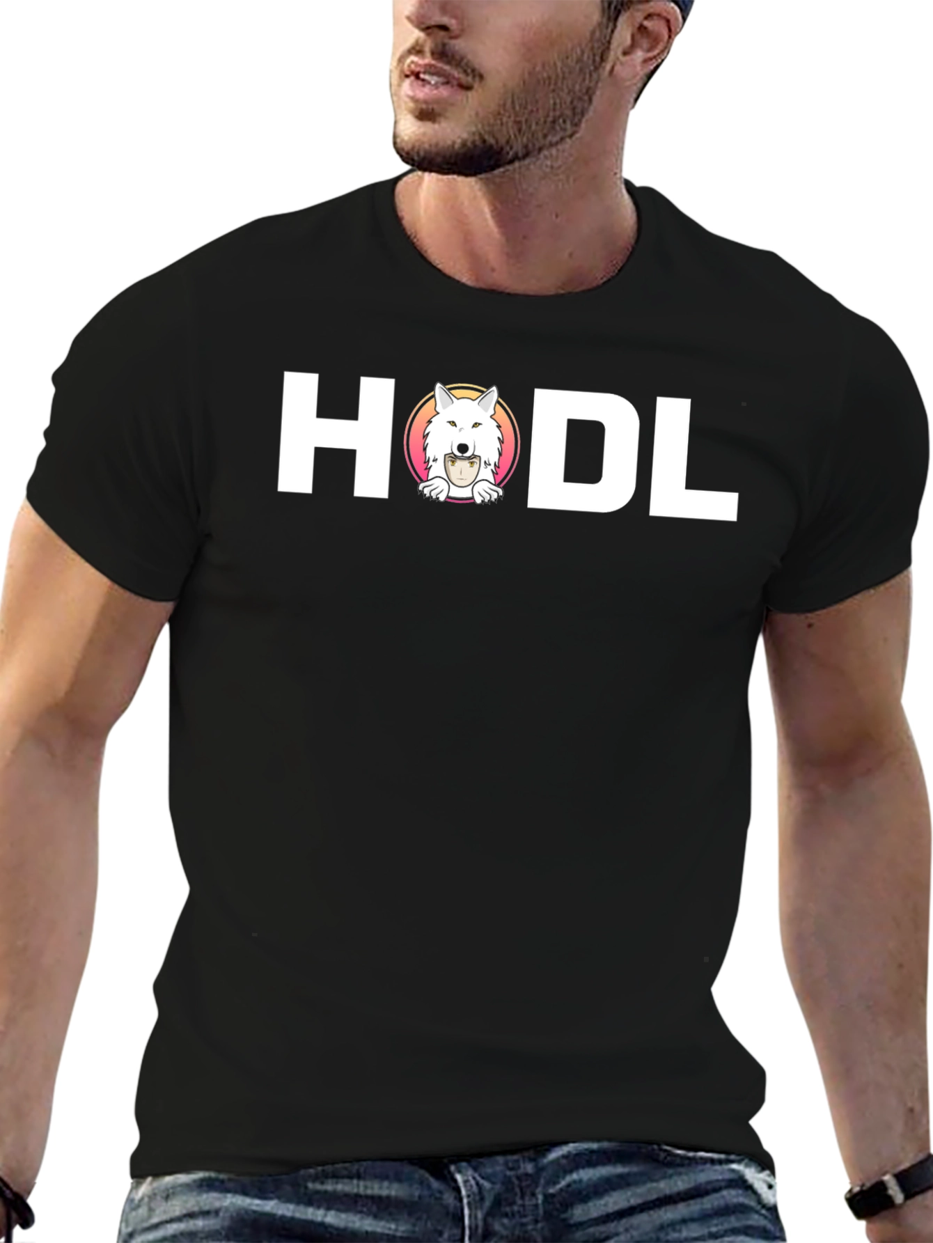 HODL Crypto T-Shirt - Shiba Inu Dog Bitcoin Holder