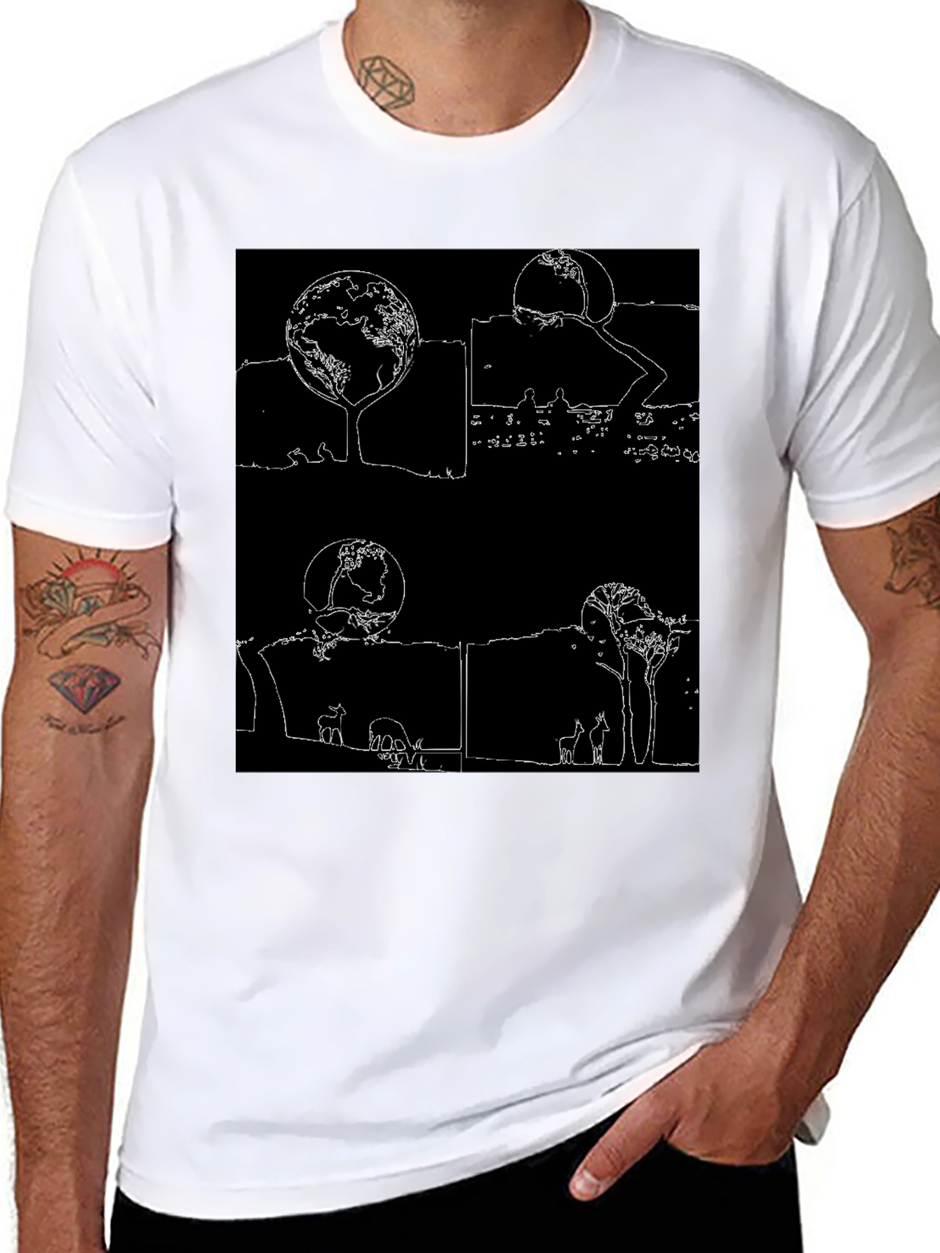 Nature-Inspired Graphic Tee
