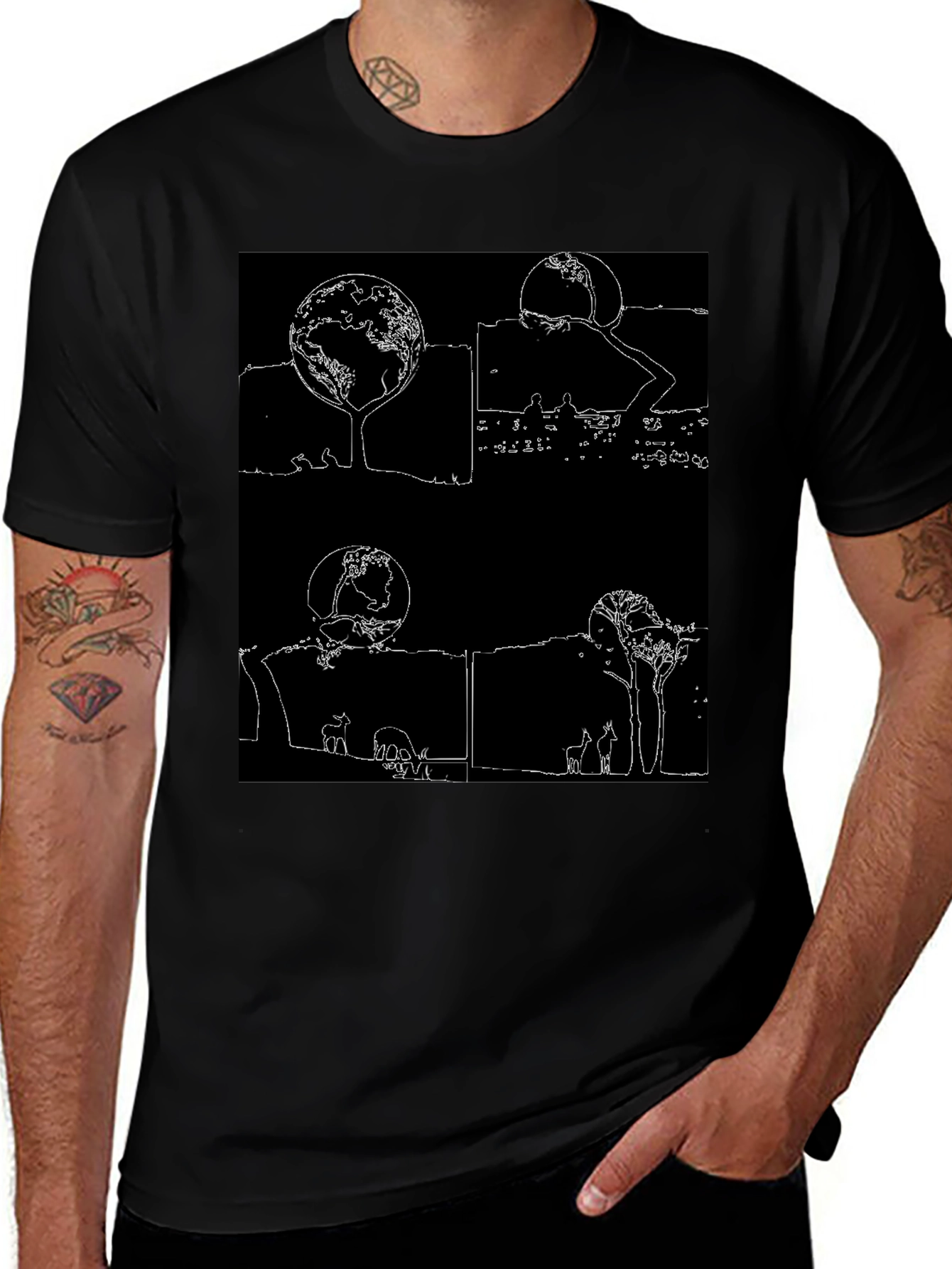 Nature-Inspired Graphic Tee