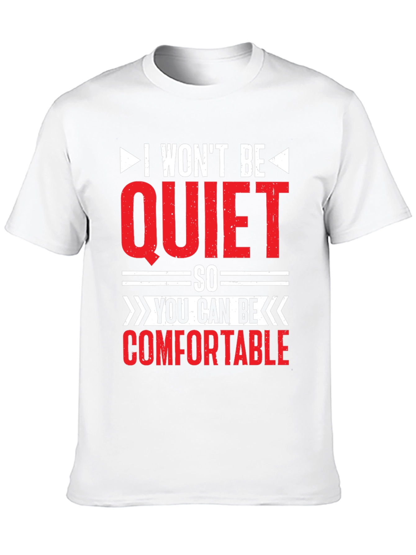 I Wont Be Quiet Slogan T-Shirt