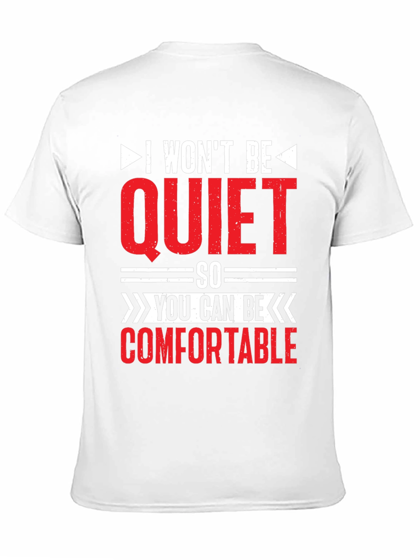 I Wont Be Quiet Slogan T-Shirt
