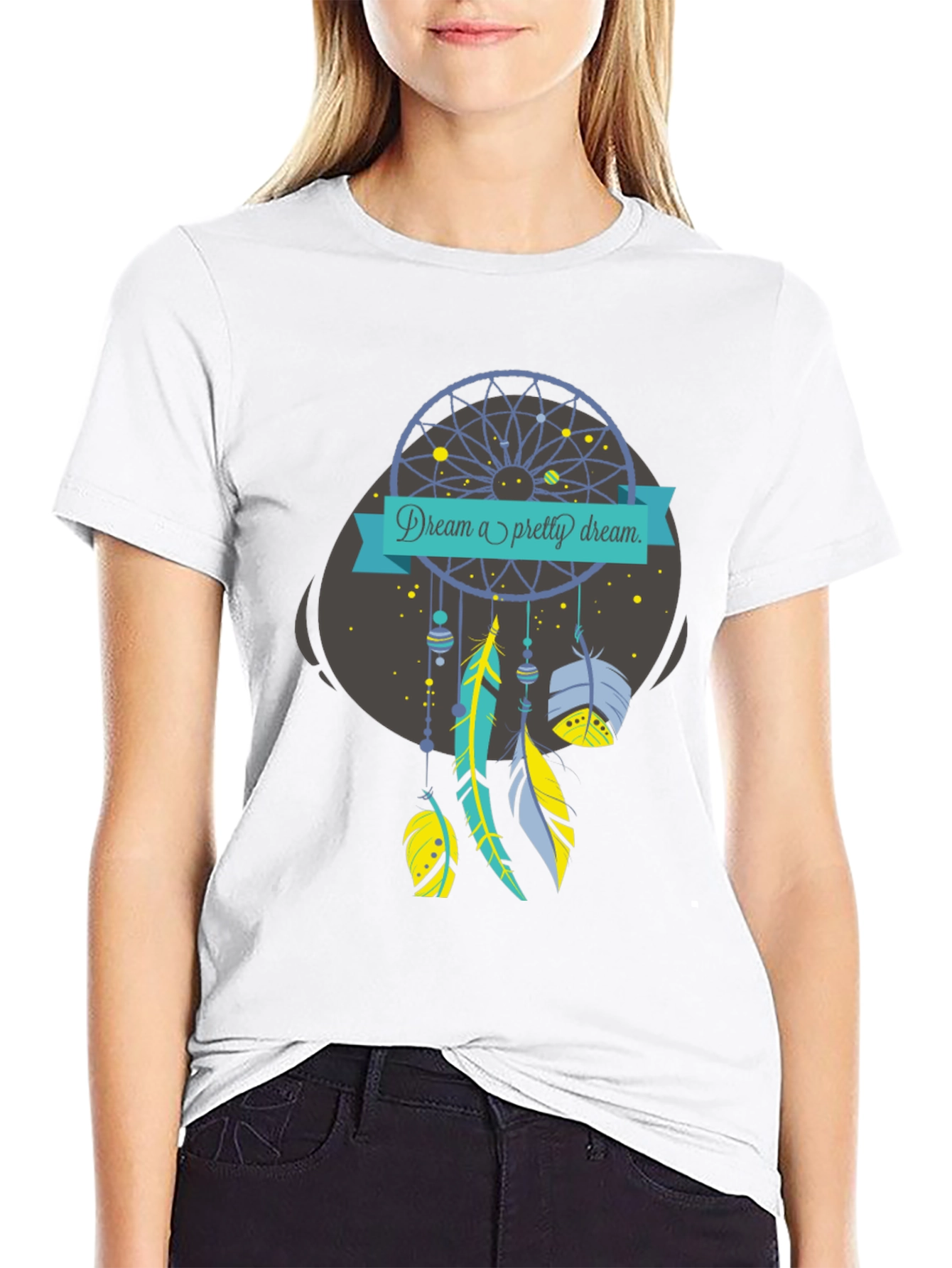 Dream Catcher Graphic Tee - Stylish Comfort