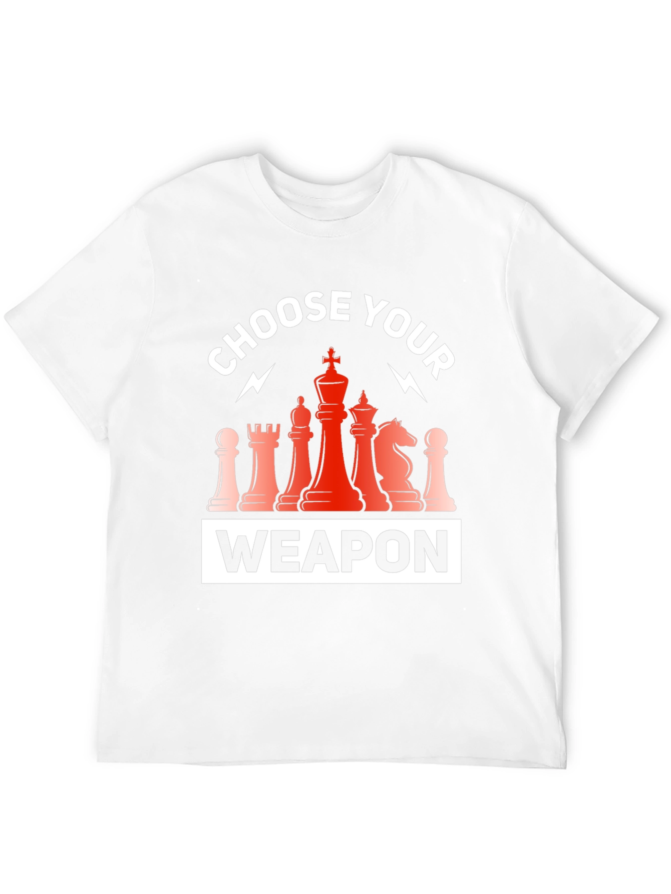 Choose Your Weapon Chess T-Shirt