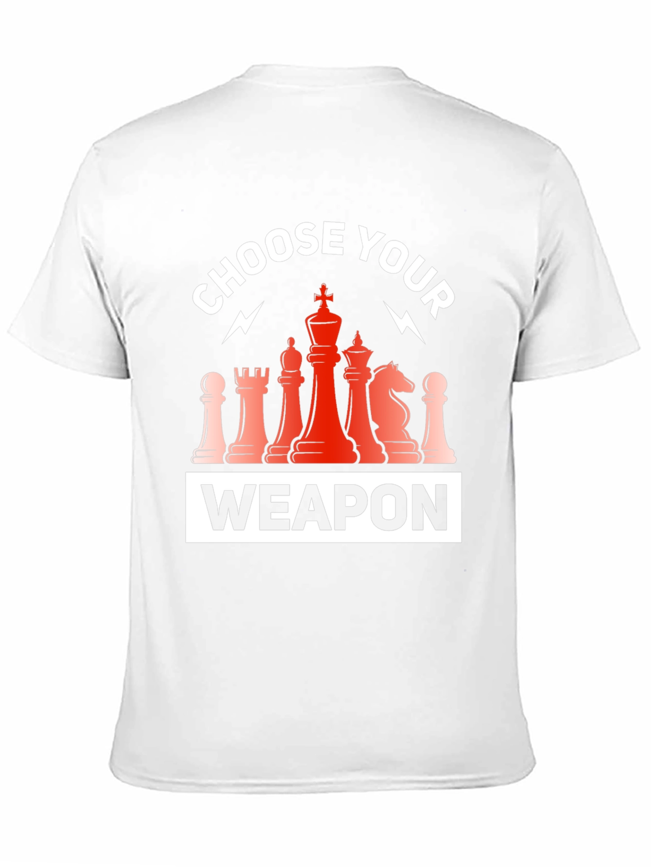 Choose Your Weapon Chess T-Shirt