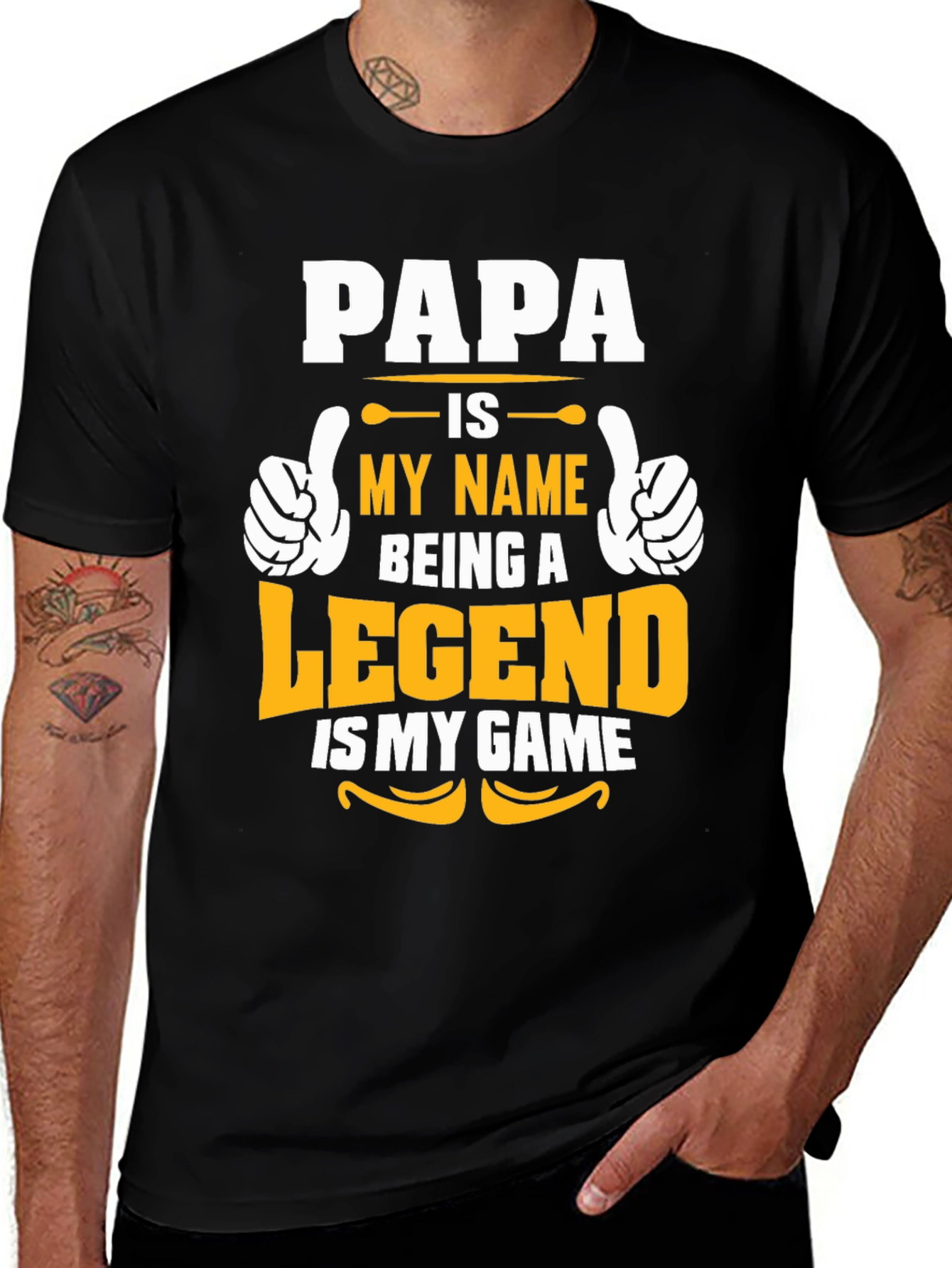 Papa Legend T-Shirt - Funny Fathers Day Gift