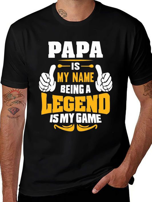 Papa Legend T-Shirt - Funny Fathers Day Gift