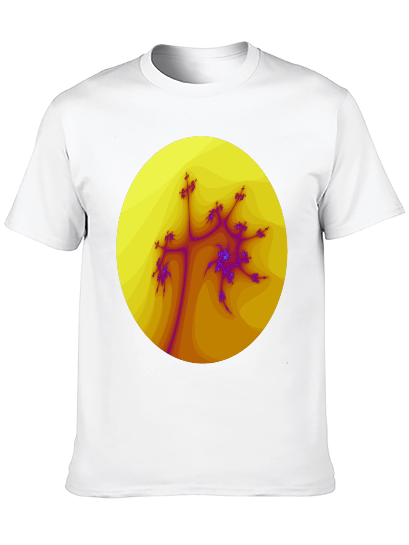 Fractal Art Graphic Tee - Abstract Design