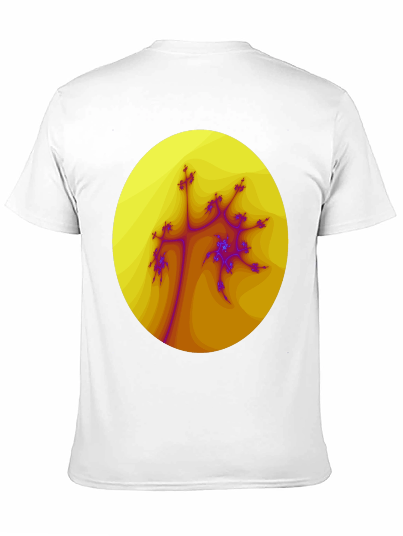 Fractal Art Graphic Tee - Abstract Design
