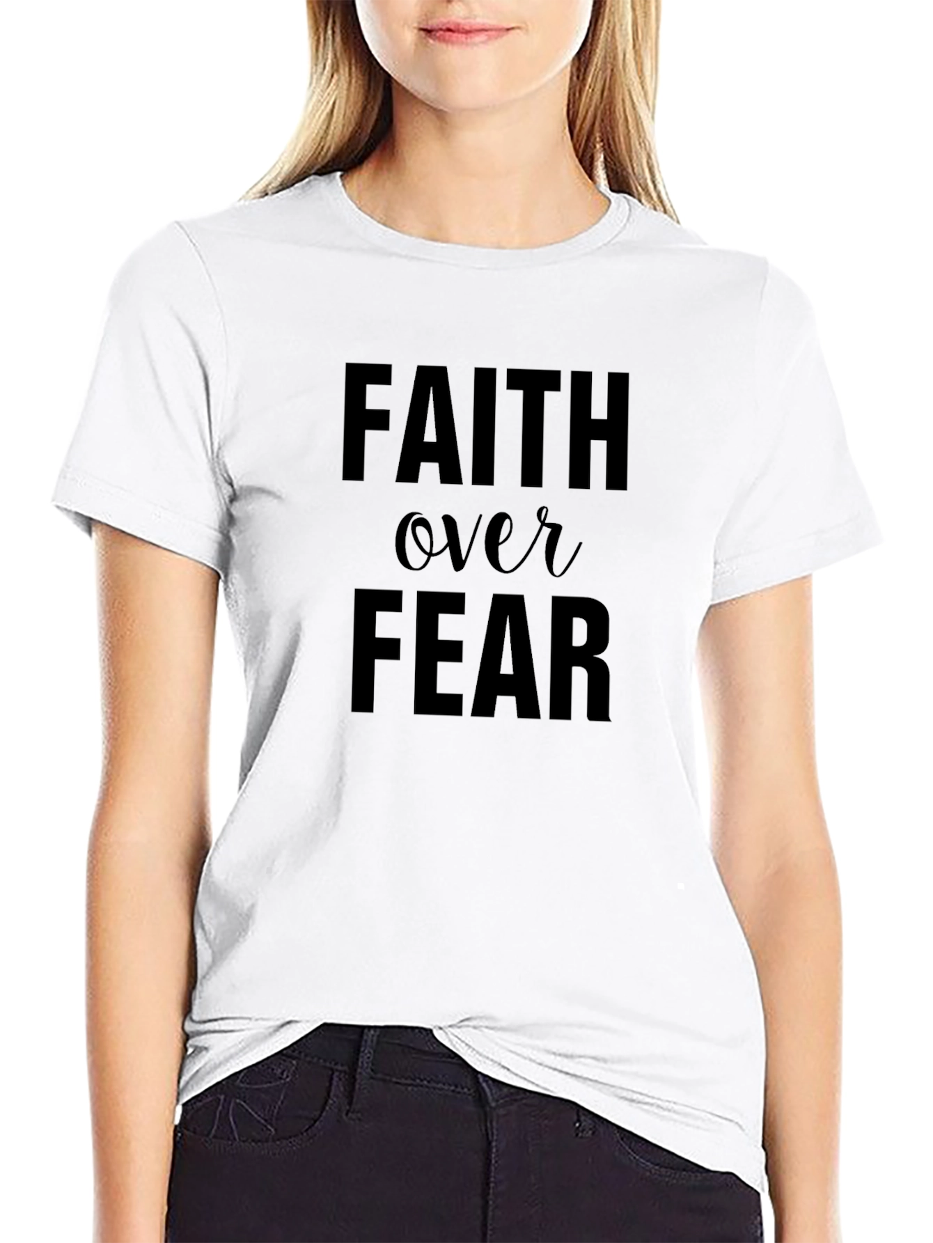 Faith Over Fear Graphic T-Shirt