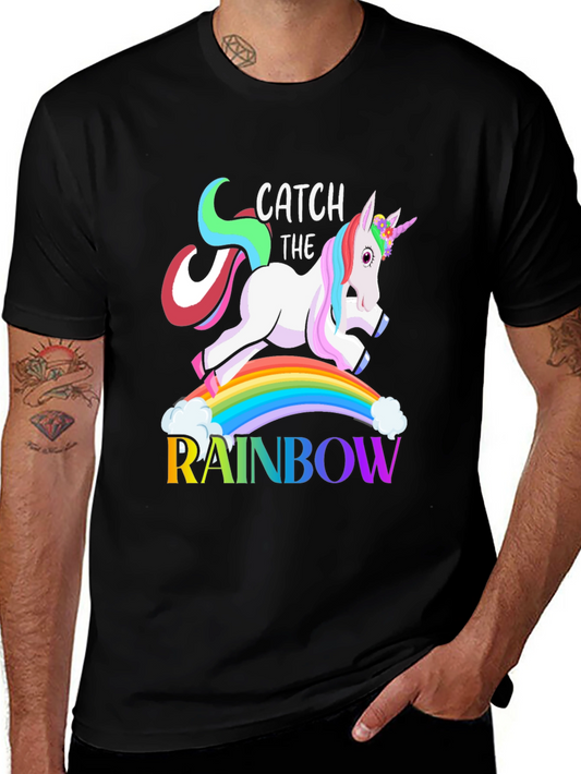 Unicorn Catch The Rainbow T-Shirt