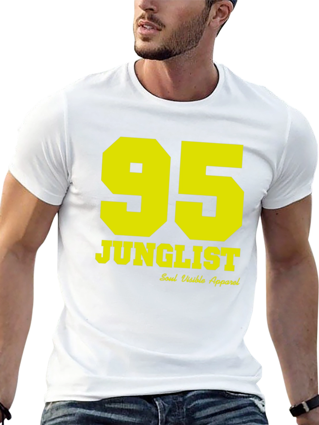 JUNGLE95 Black T-Shirt - Soul Visible Apparel