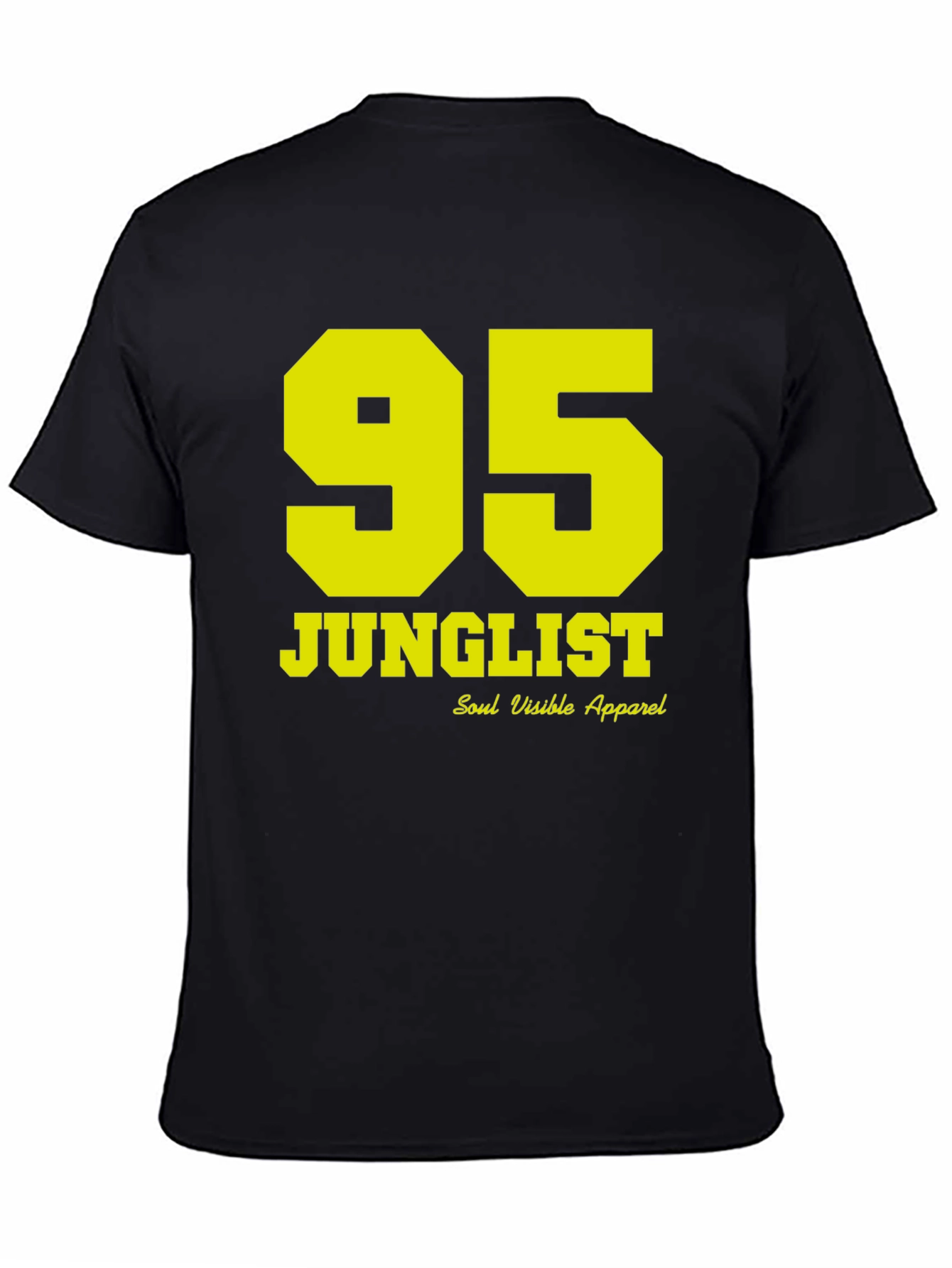 JUNGLE95 Black T-Shirt - Soul Visible Apparel