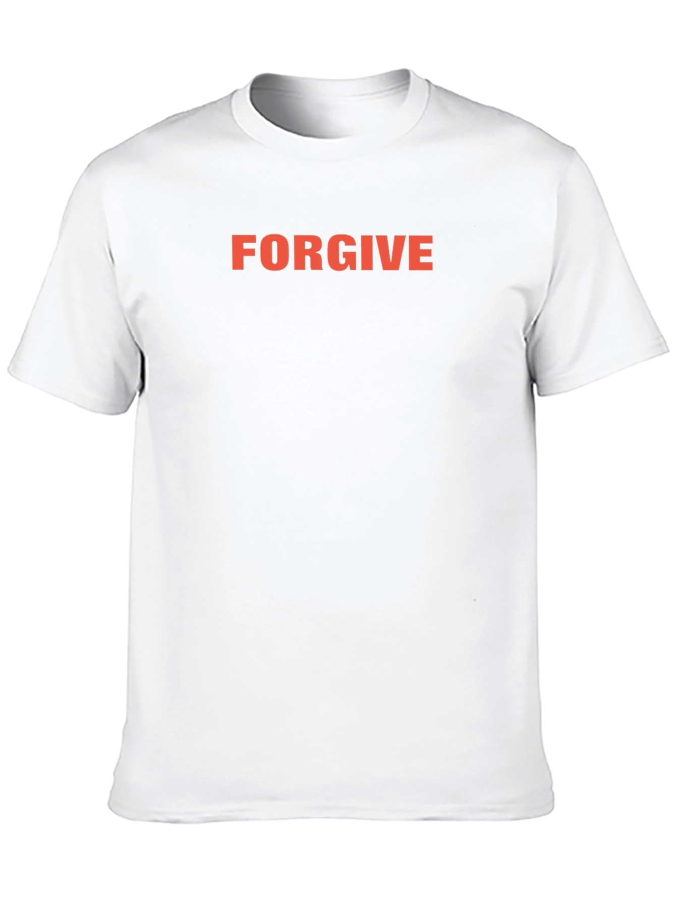 Forgive Graphic Print Crew Neck T-Shirt
