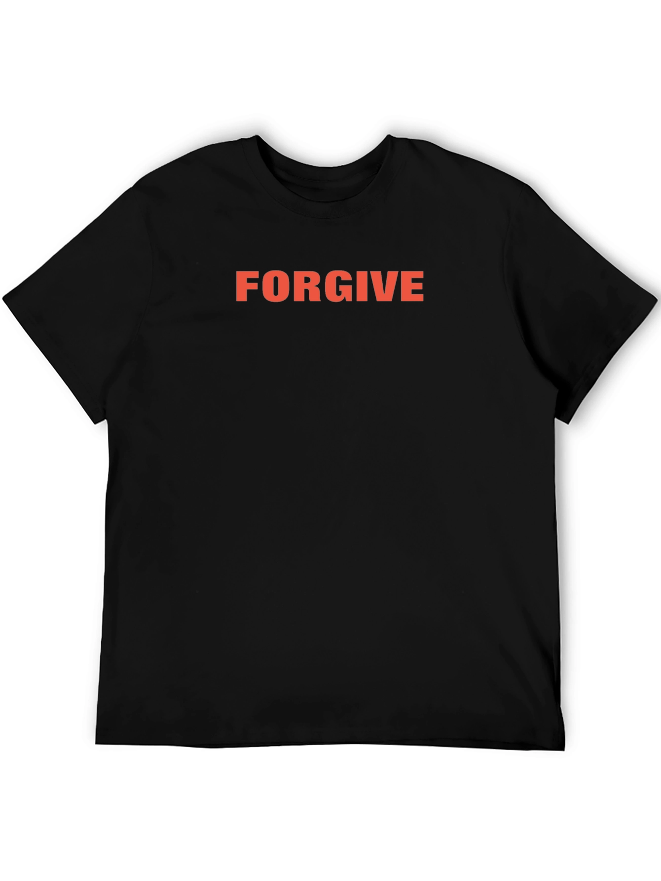 Forgive Graphic Print Crew Neck T-Shirt