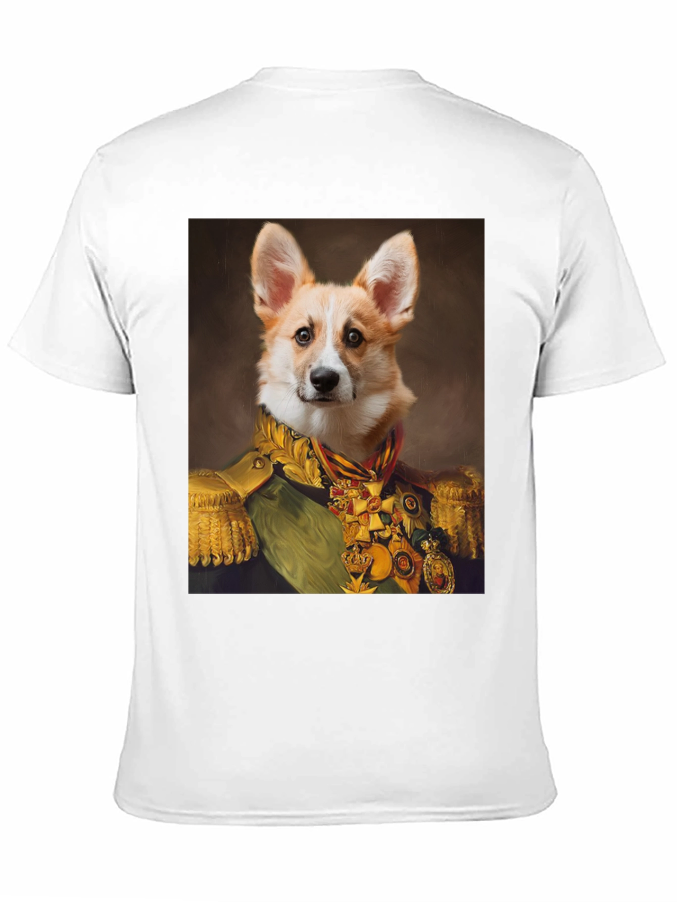 Regal Corgi Portrait T-Shirt