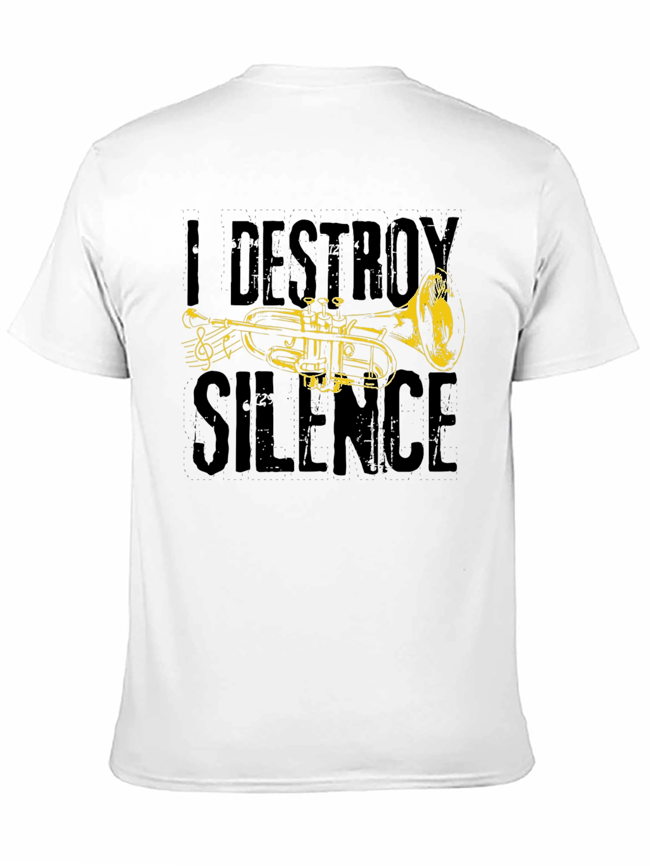 I Destroy Silence Trumpet T-Shirt