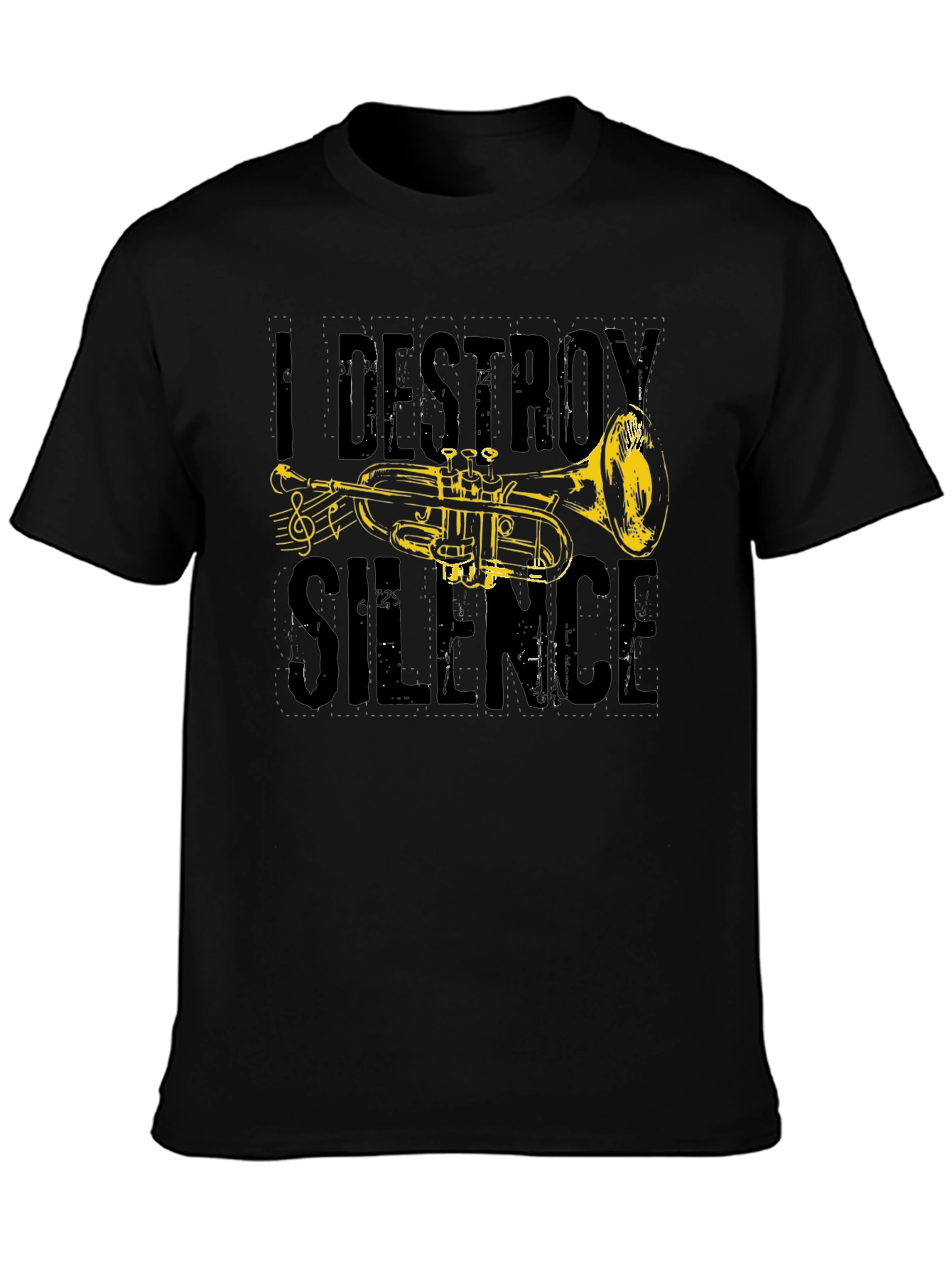 I Destroy Silence Trumpet T-Shirt