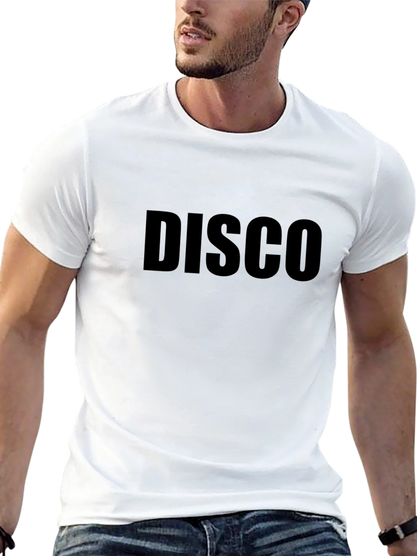 Mens Black Disco T-Shirt