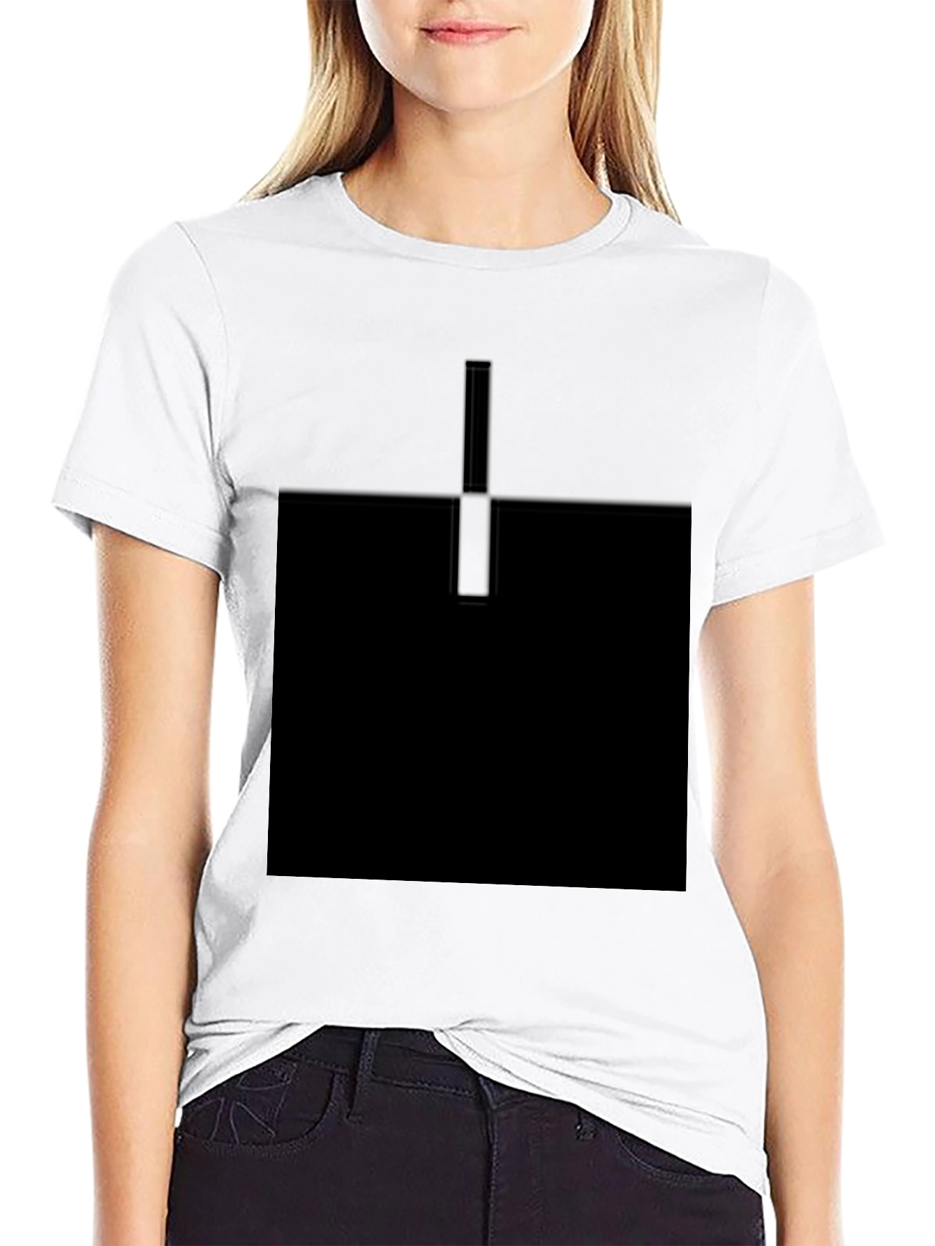 Minimalist Black Block T-Shirt
