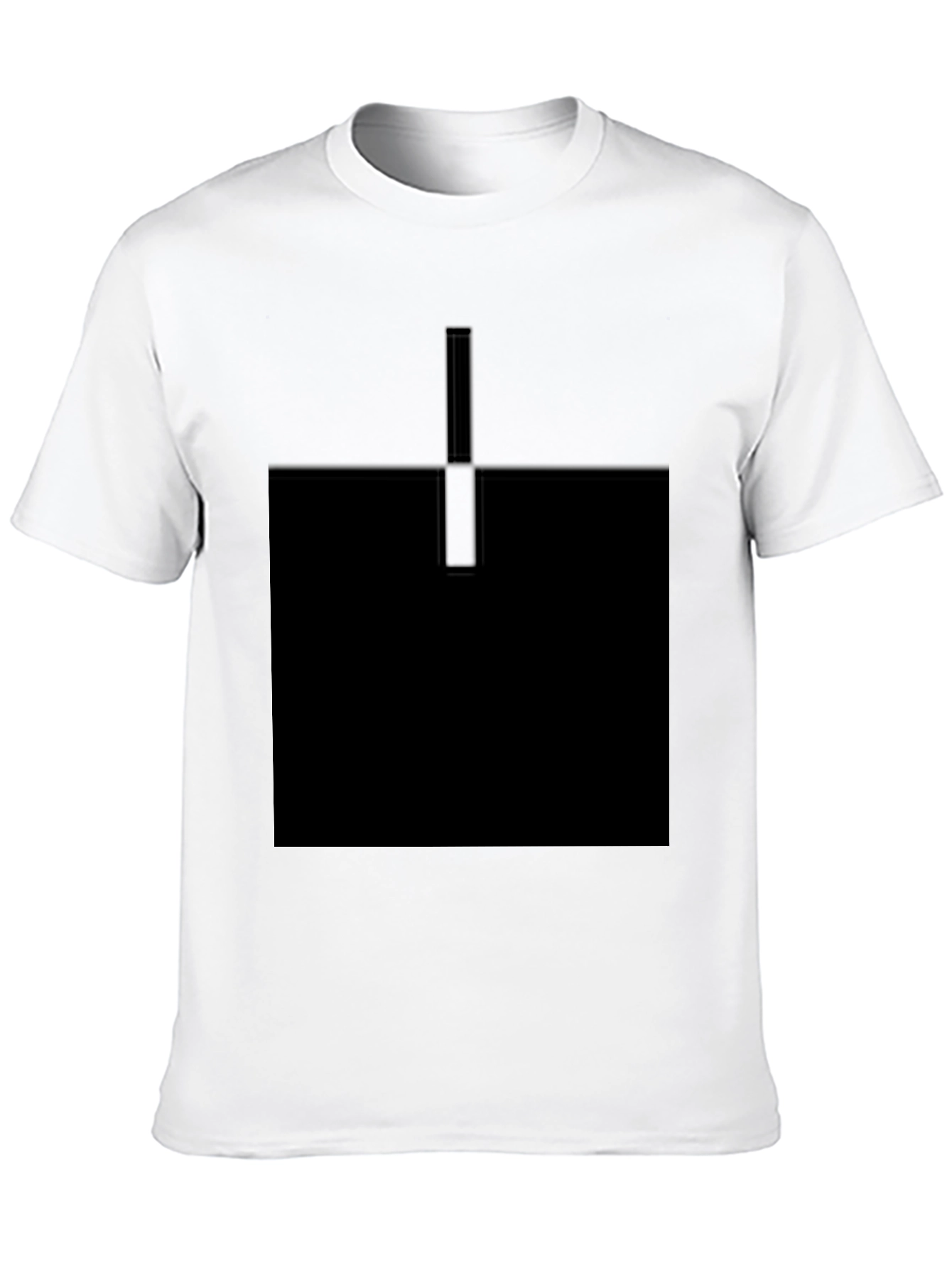 Minimalist Black Block T-Shirt