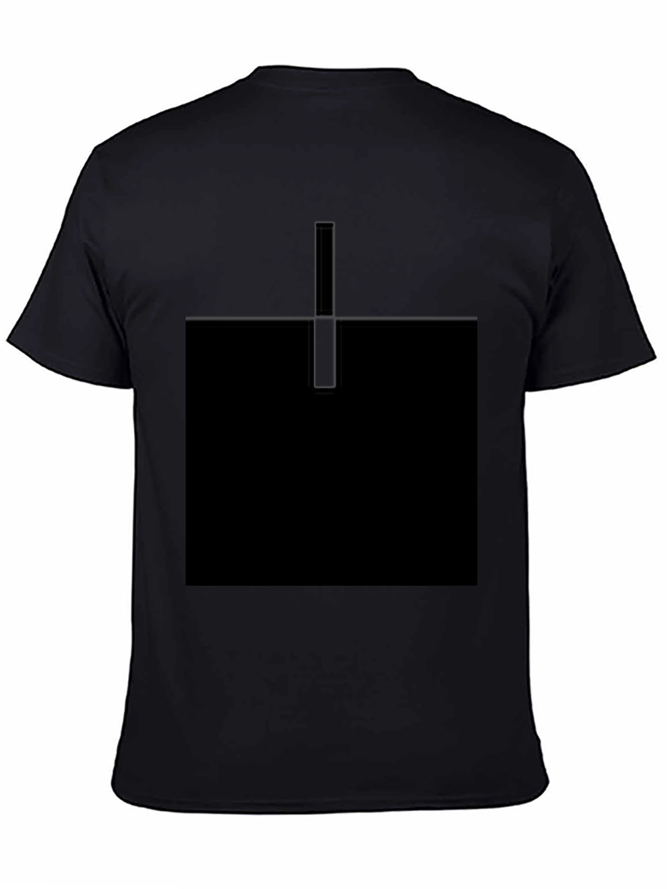 Minimalist Black Block T-Shirt