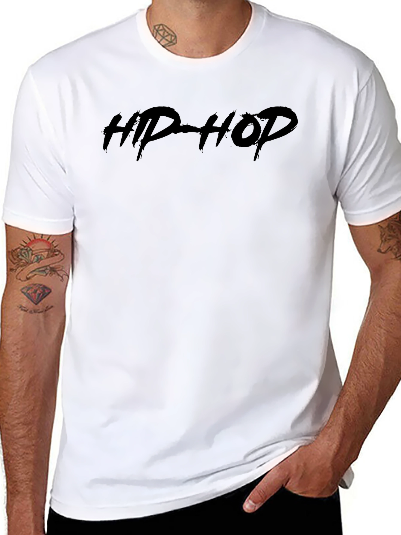 Hip Hop Black Graphic Tee
