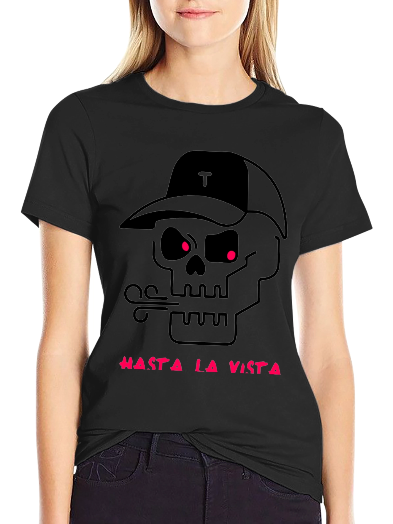Hasta La Vista Skull Graphic Tee