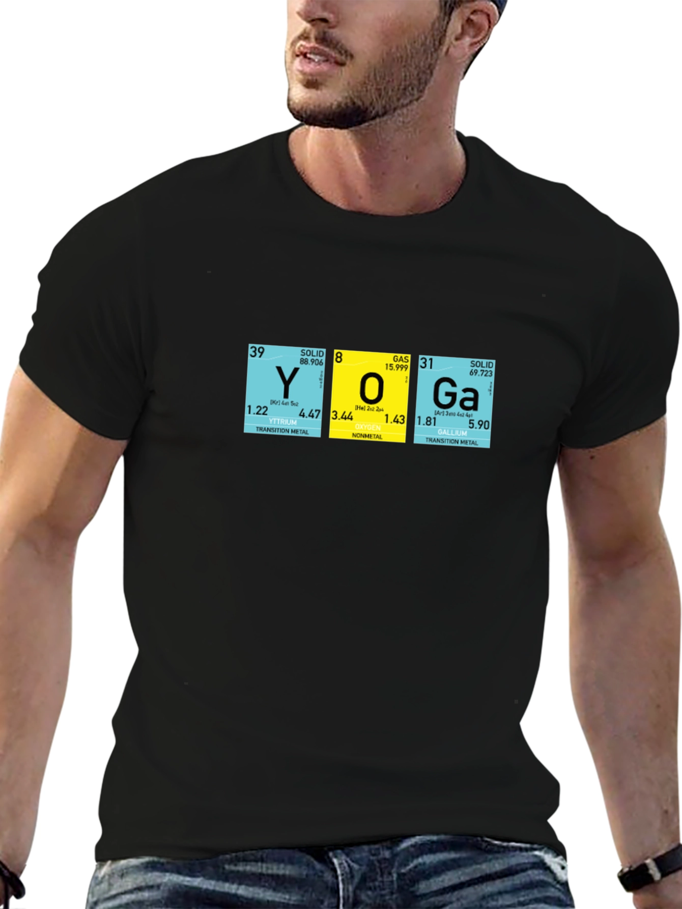 Yoga Periodic Table Graphic T-Shirt