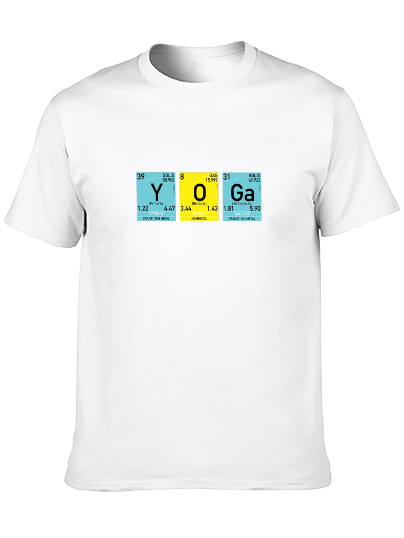 Yoga Periodic Table Graphic T-Shirt