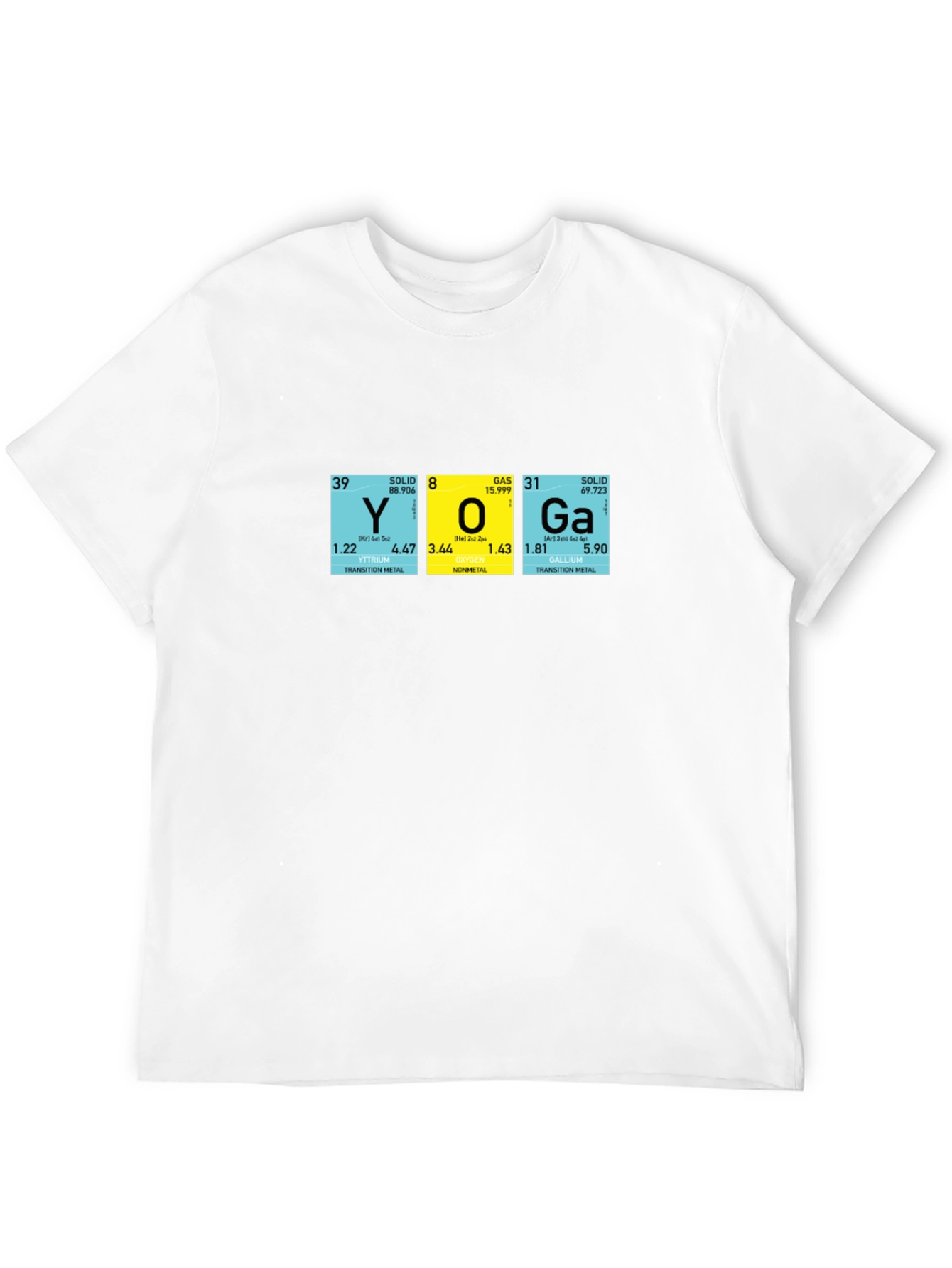 Yoga Periodic Table Graphic T-Shirt