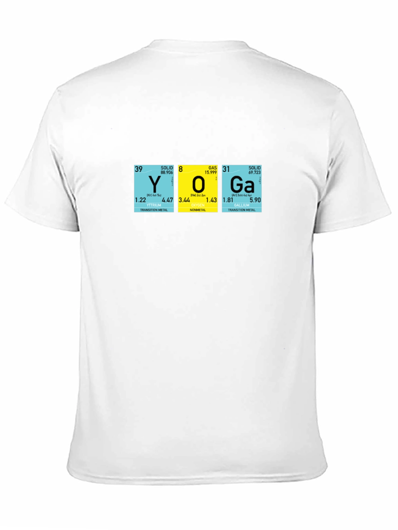 Yoga Periodic Table Graphic T-Shirt