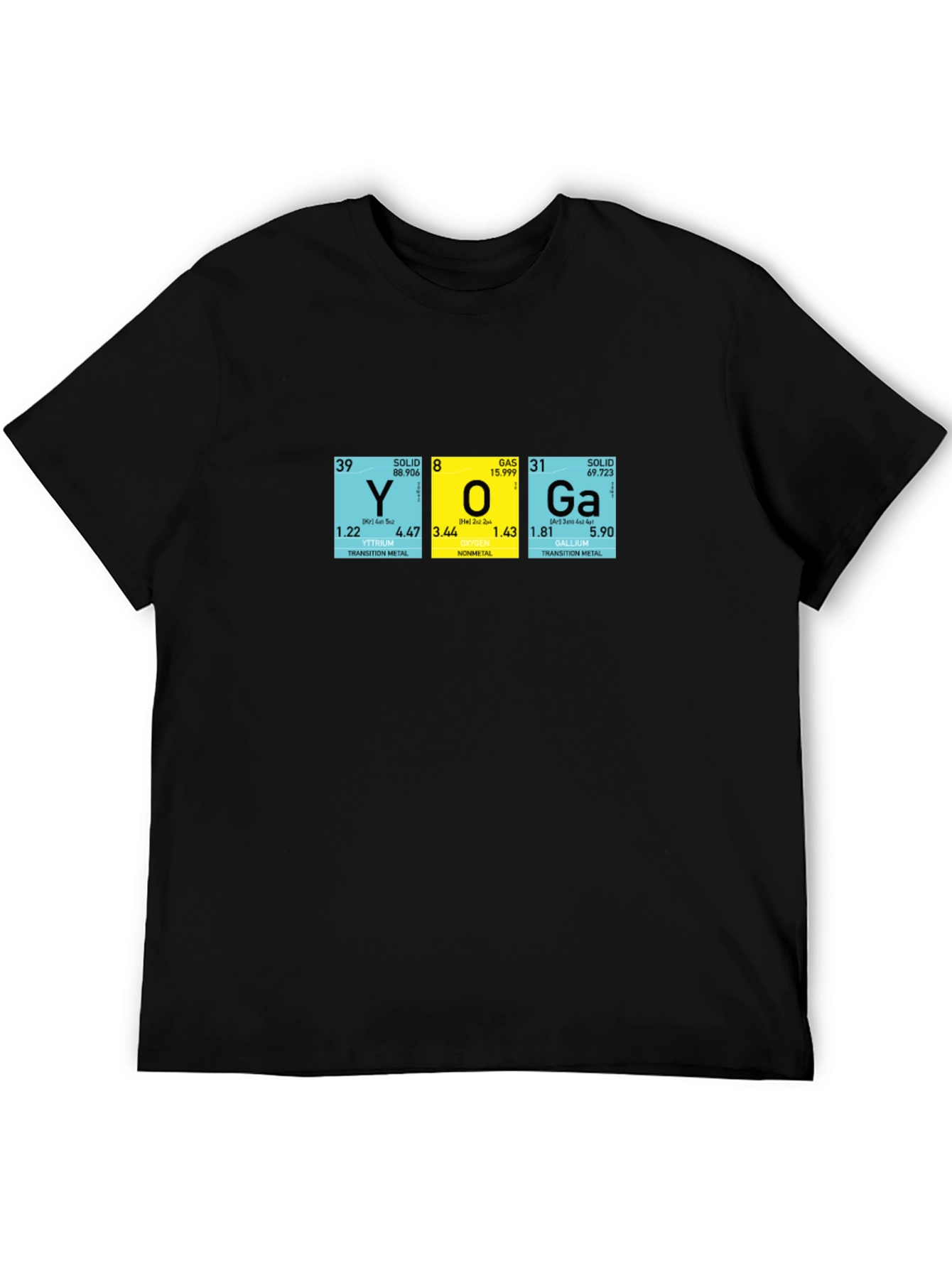 Yoga Periodic Table Graphic T-Shirt